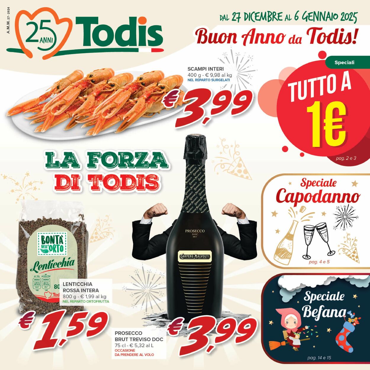 Volantino Todis 27.12.2024 - 06.01.2025