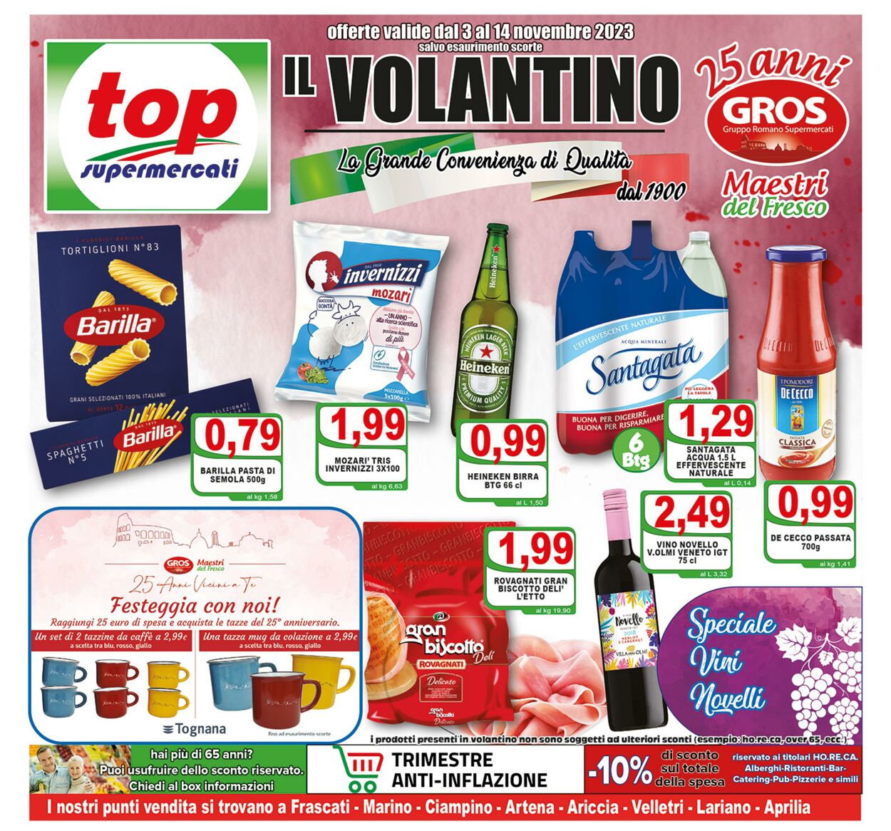 Volantino Top Supermercati 03.11.2023 - 14.11.2023
