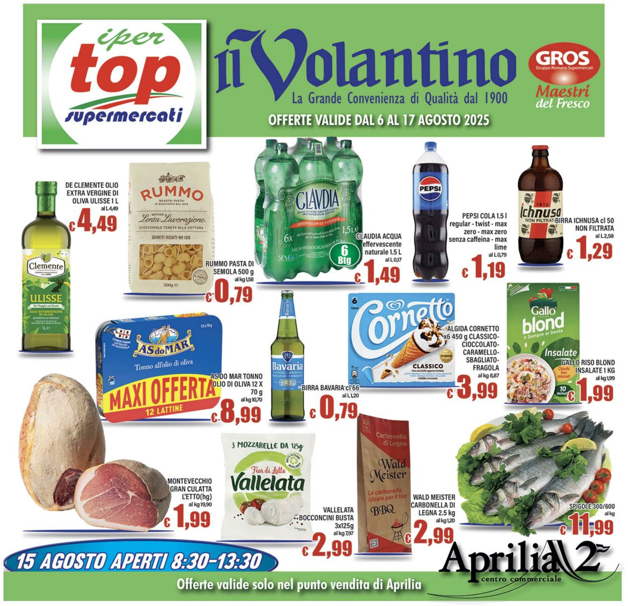 Volantino Top Supermercati 06.08.2025 - 17.08.2025