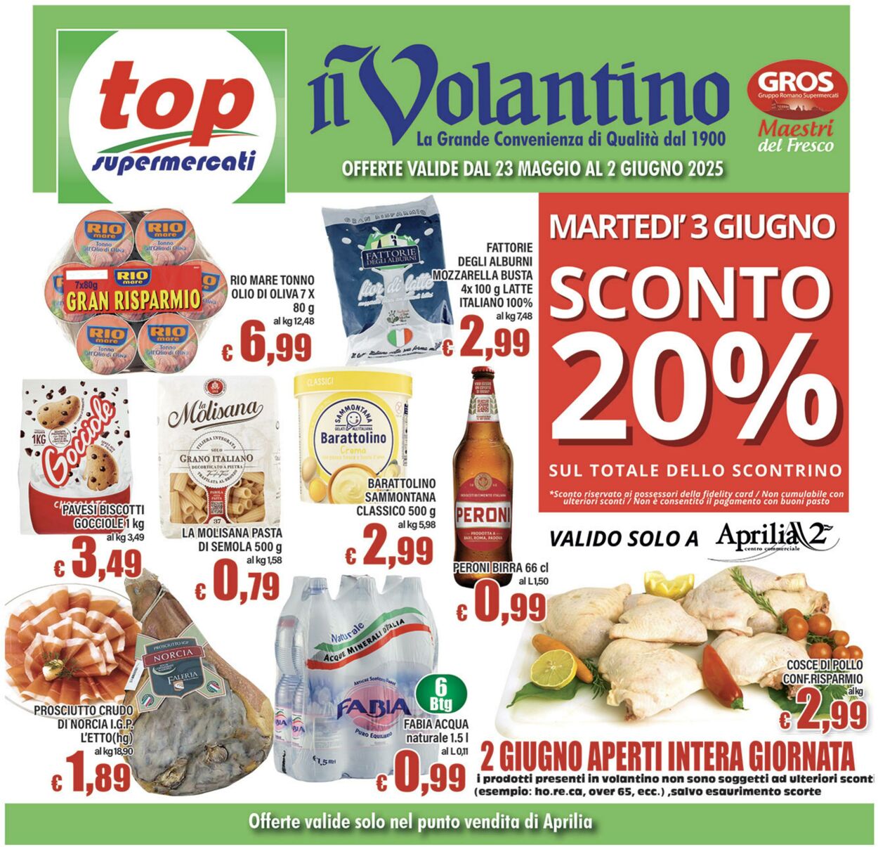 Volantino Top Supermercati 23.05.2025 - 02.06.2025