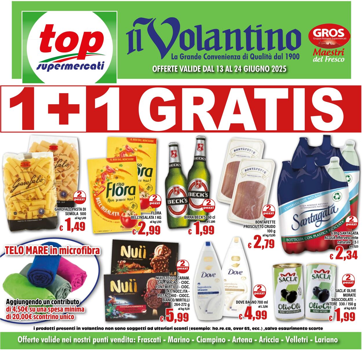 Volantino Top Supermercati 13.06.2025 - 24.06.2025