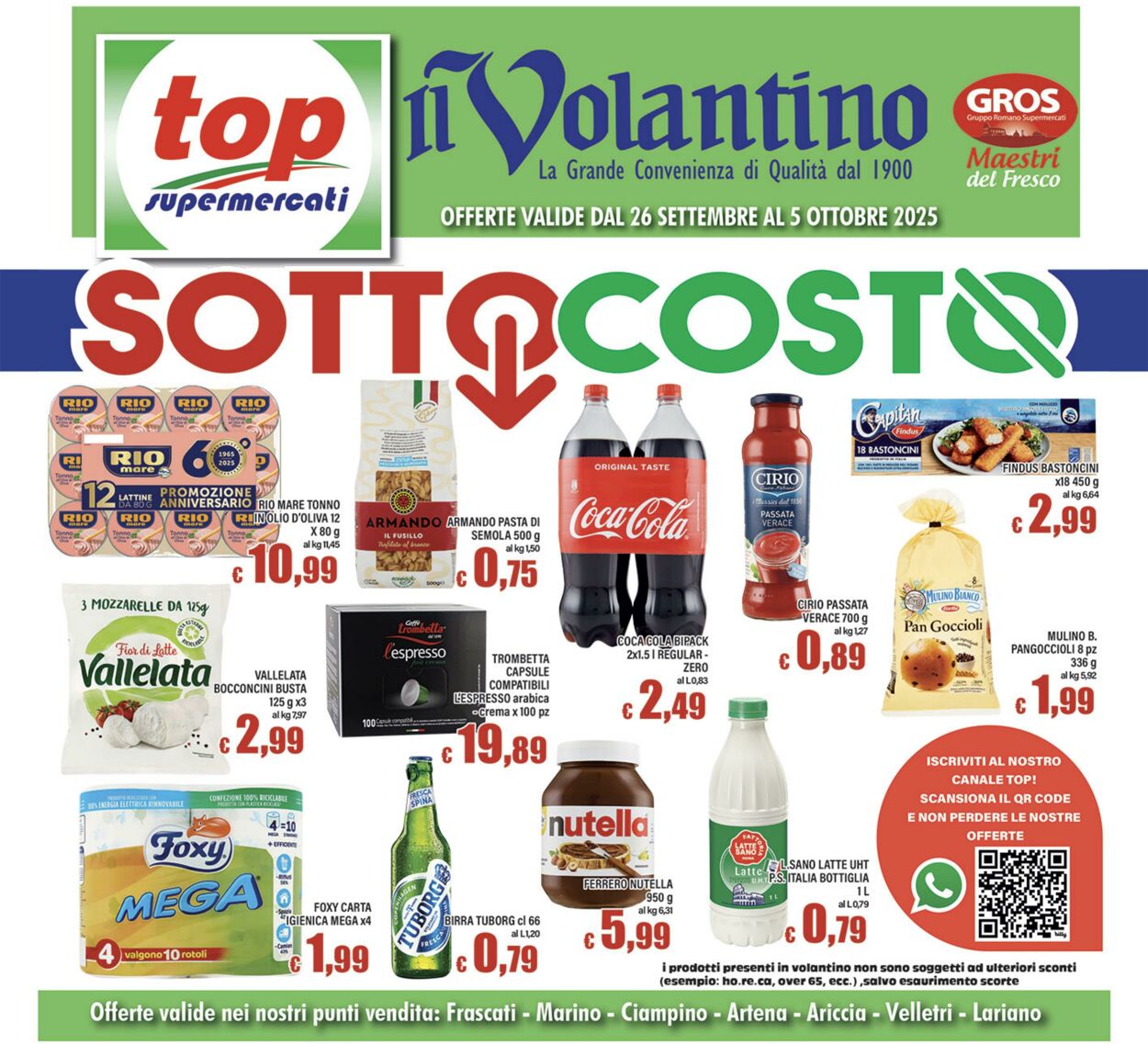 Volantino Top Supermercati 26.09.2025 - 05.10.2025