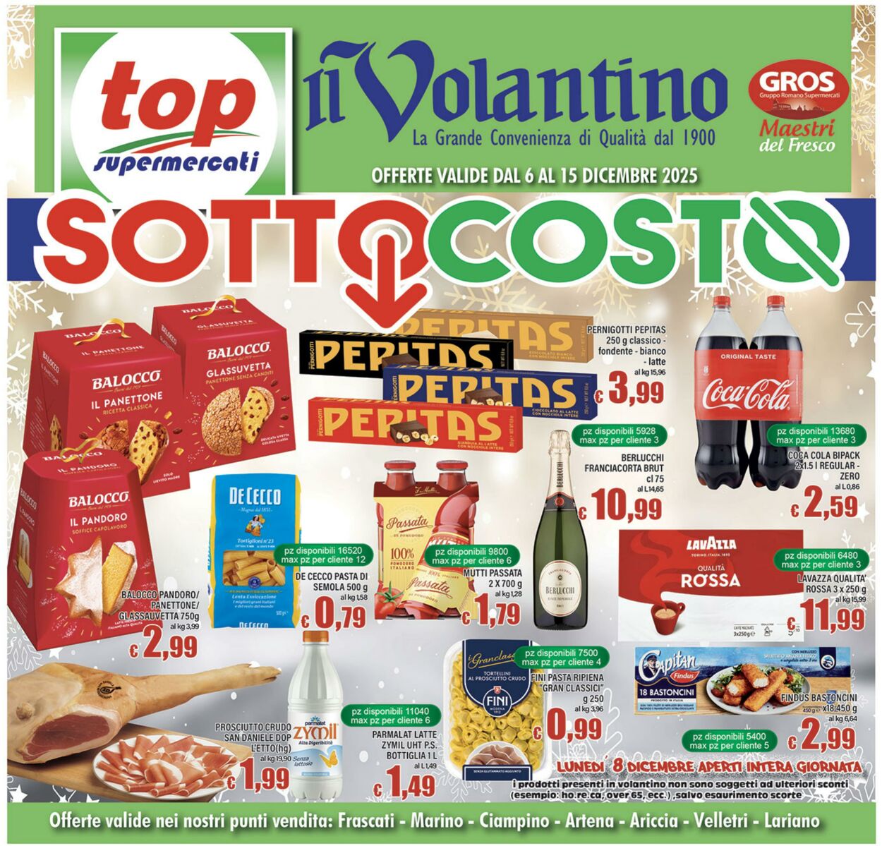 Volantino Top Supermercati 06.12.2025 - 15.12.2025
