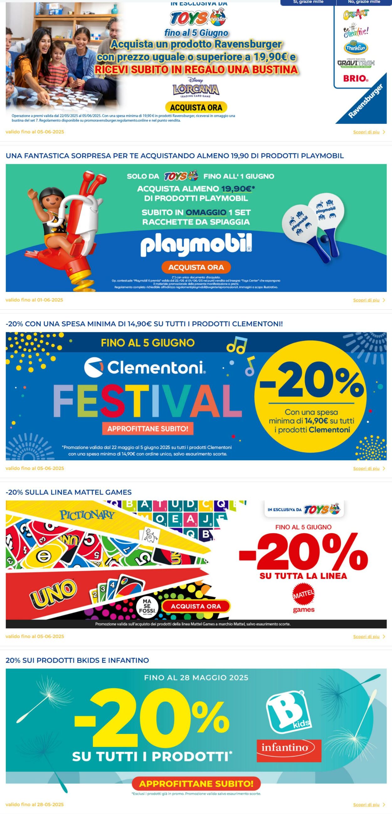 Volantino Toys Center 28.05.2025 - 05.06.2025