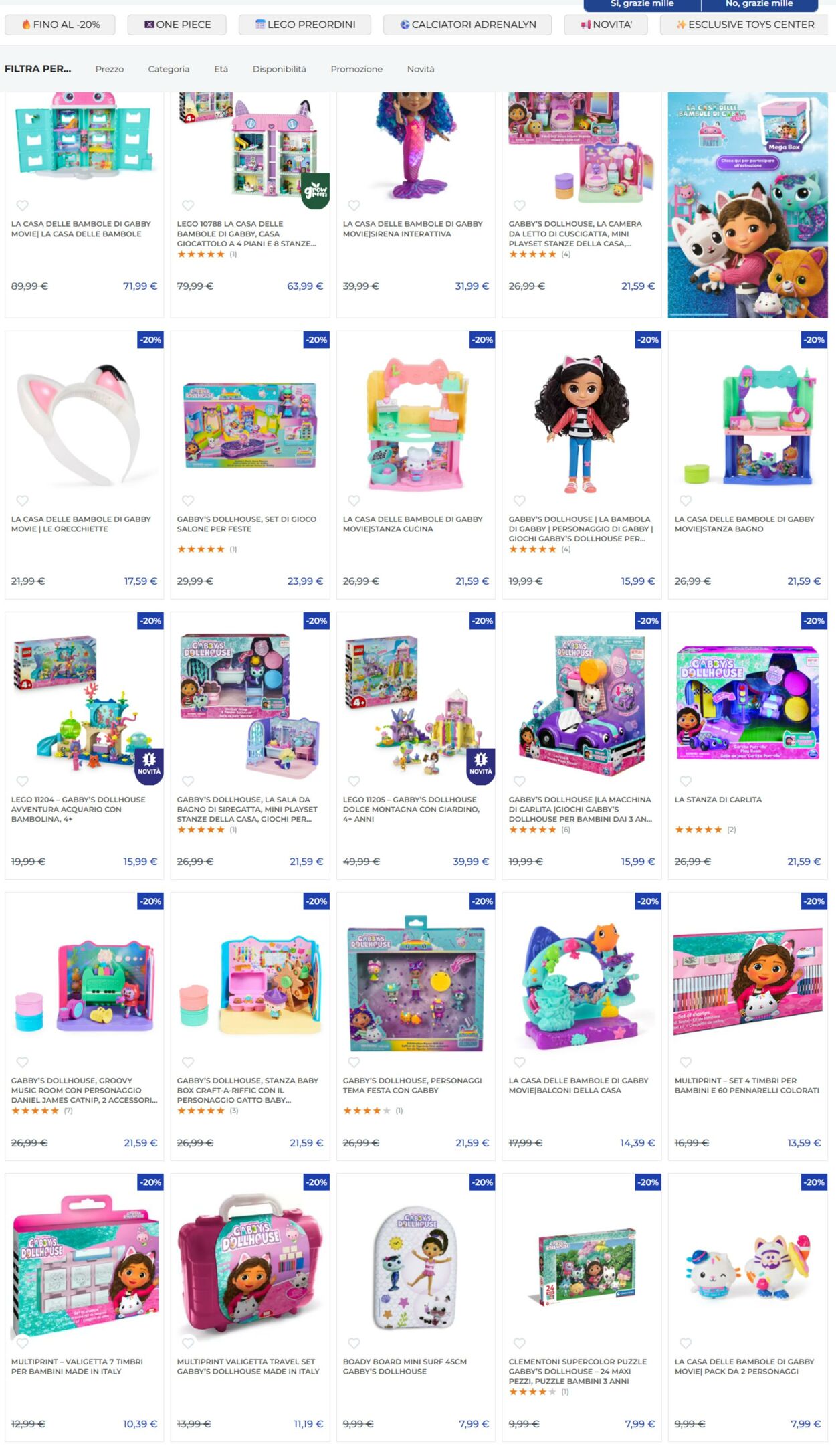 Volantino Toys Center 23.09.2025 - 07.10.2025