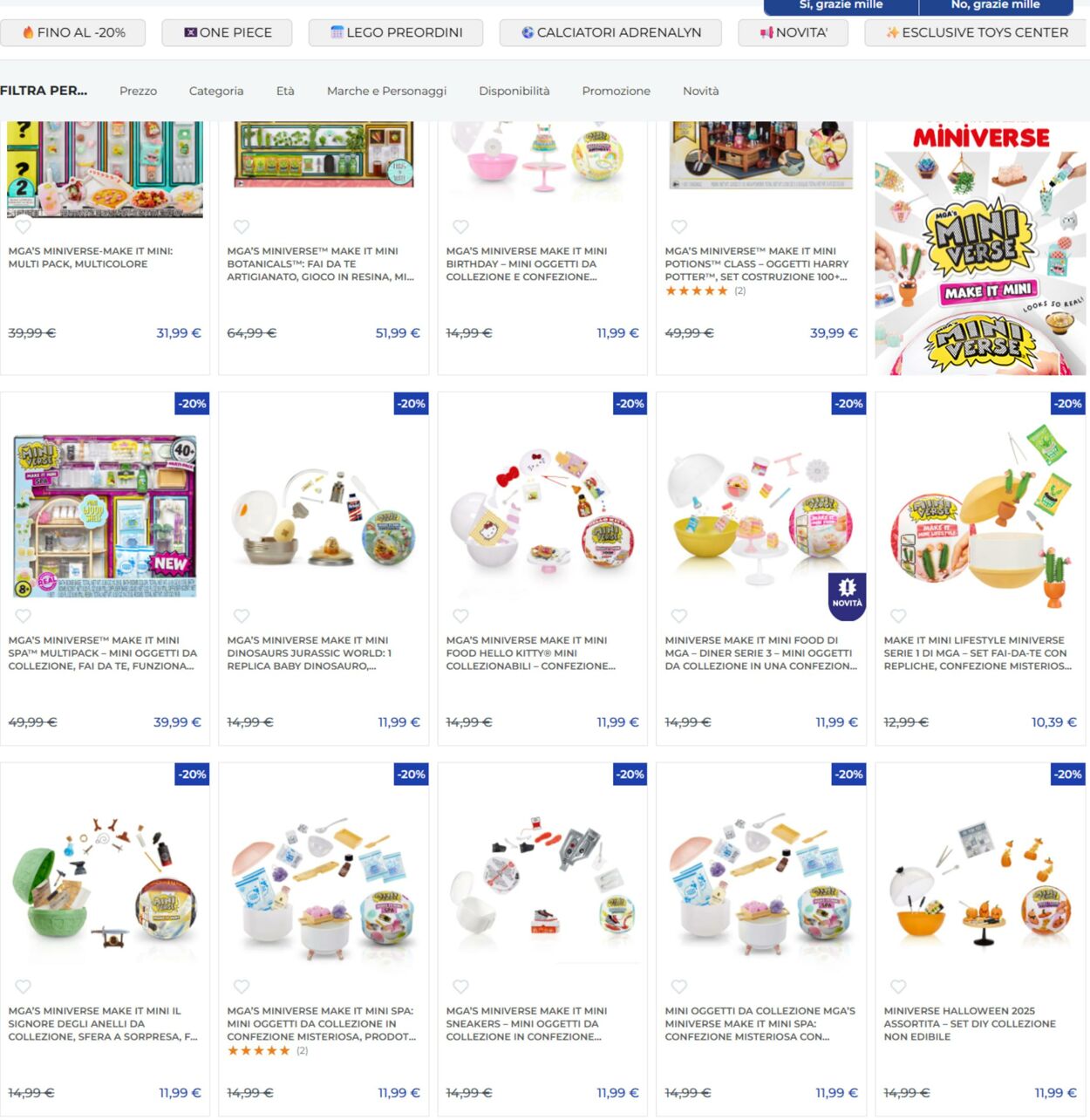 Volantino Toys Center 23.09.2025 - 07.10.2025