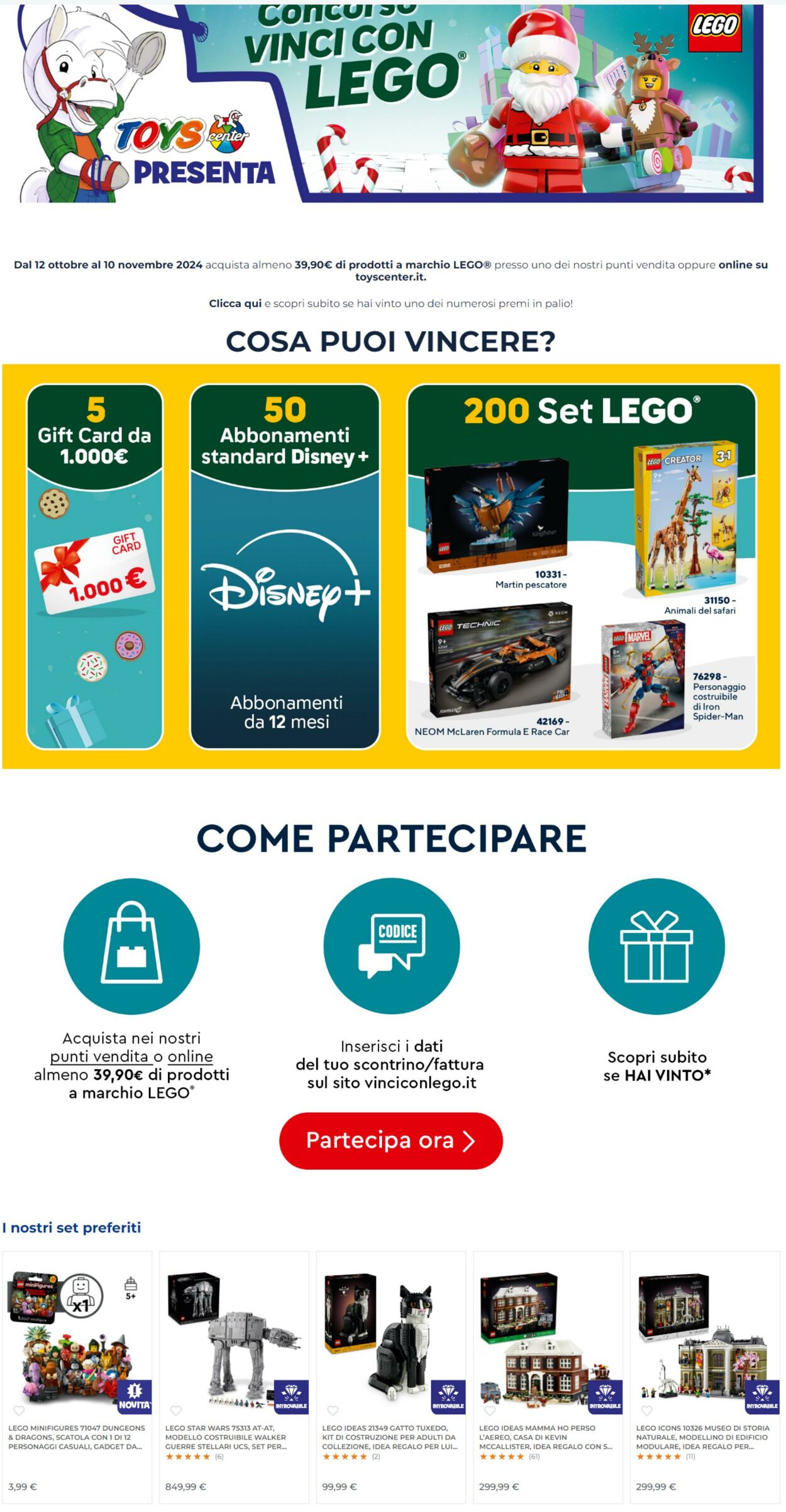 Toys Center Volantini promozionali