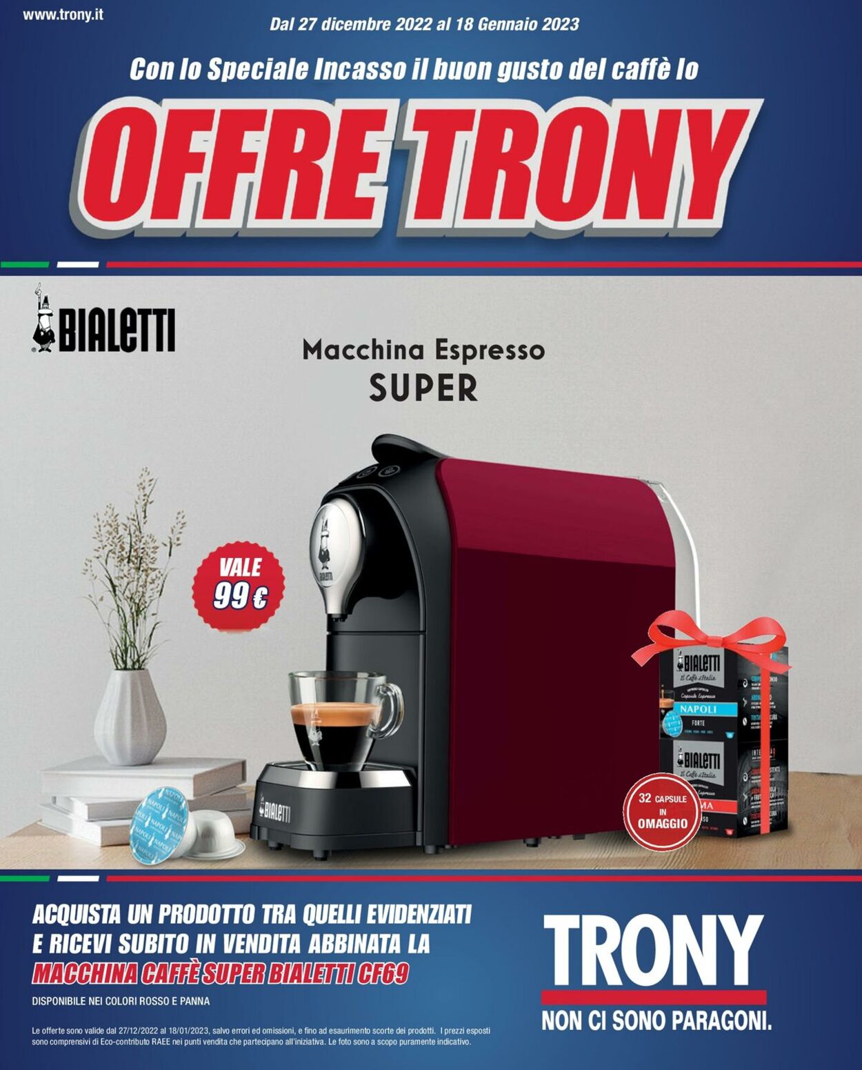 Volantino Trony 27.12.2022 - 18.01.2023