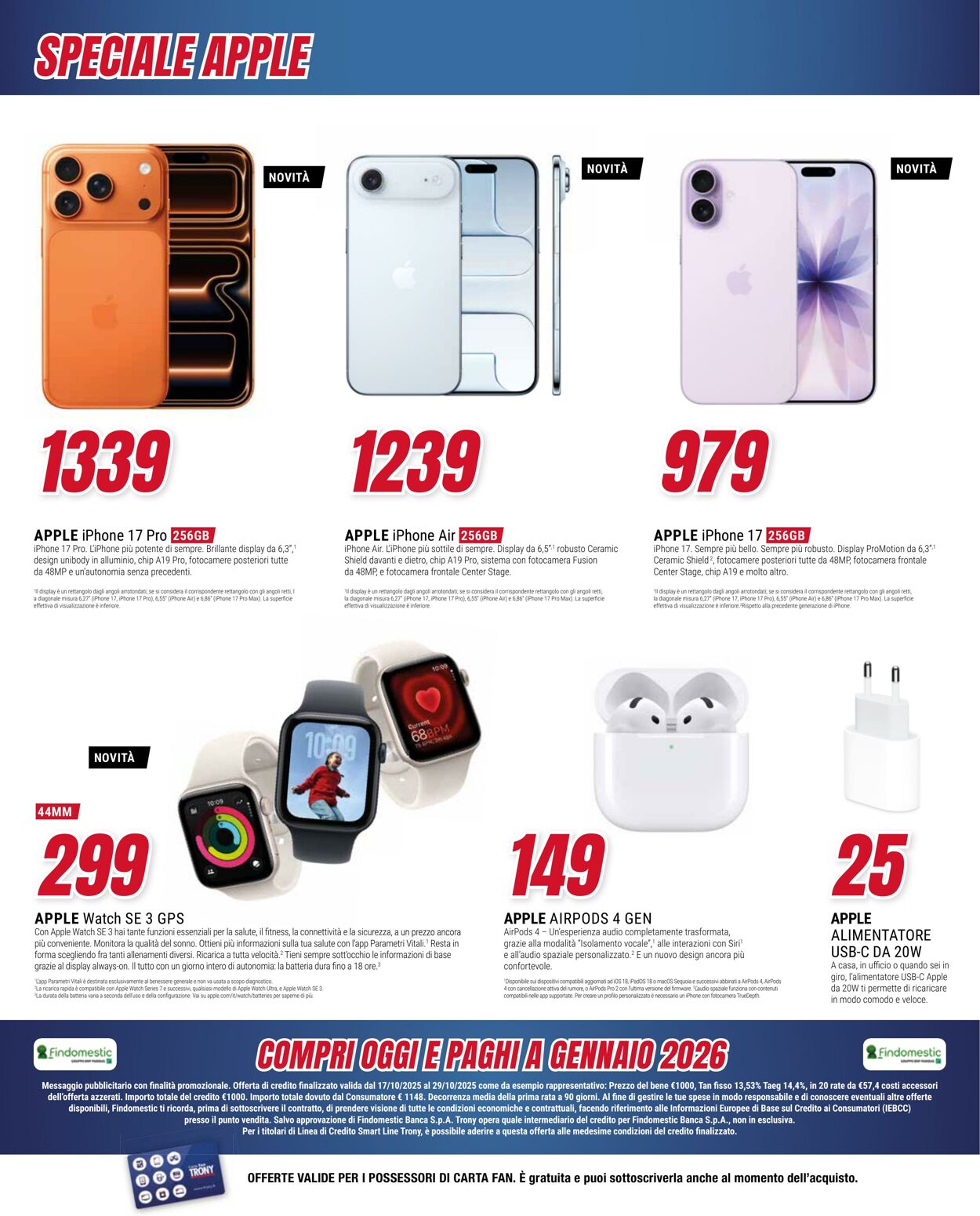 Volantino Trony 17.10.2025 - 29.10.2025