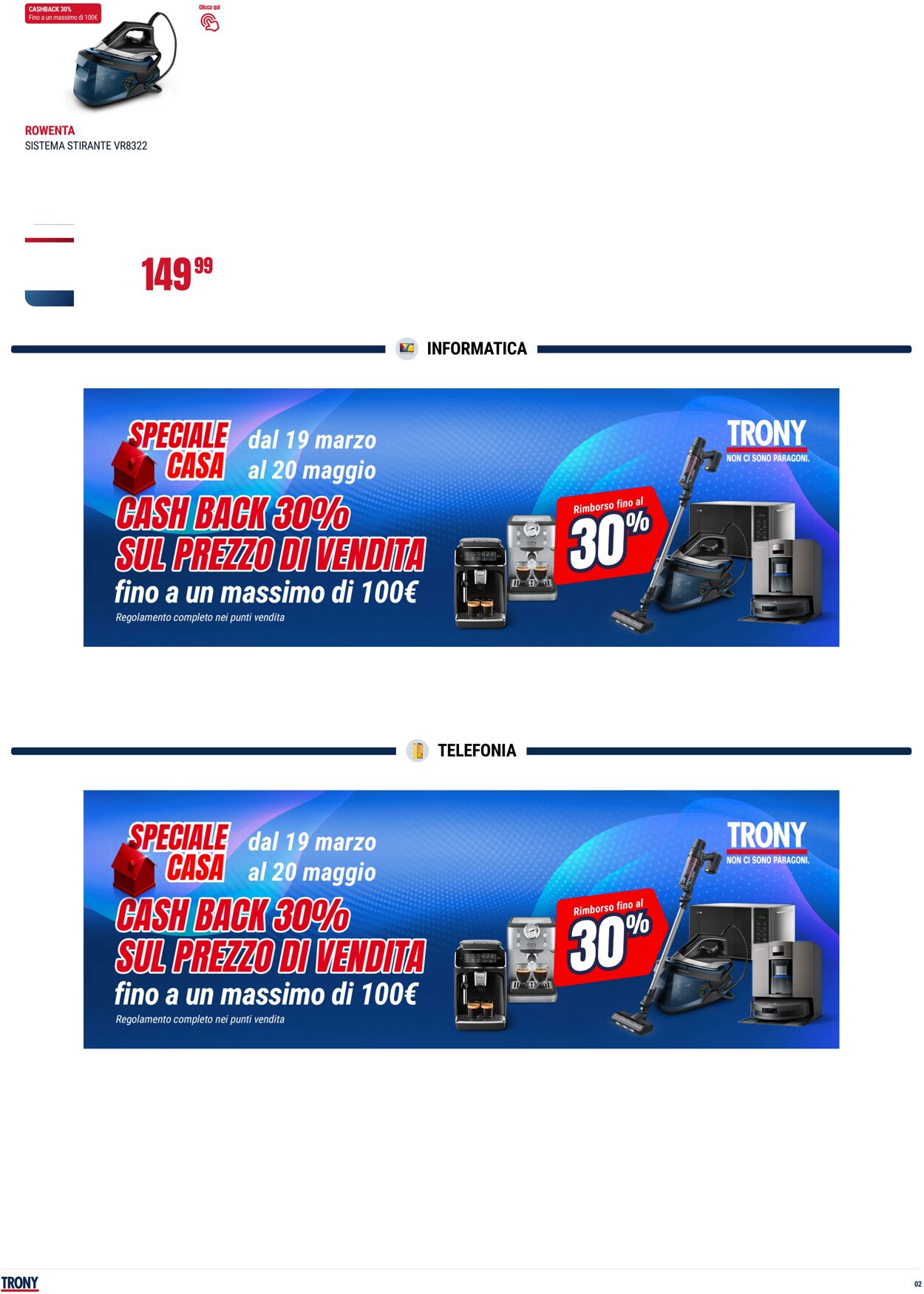 Volantino Trony 01.04.2026 - 10.04.2026