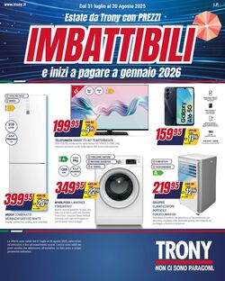 Volantino Trony 31.07.2025 - 20.08.2025