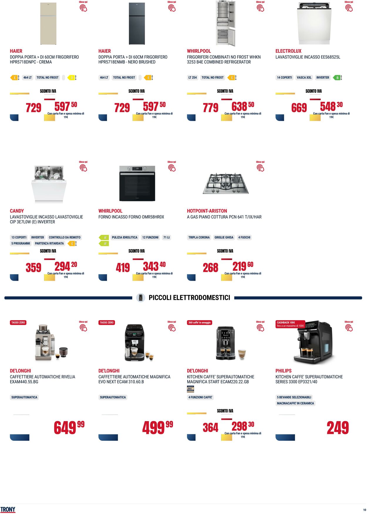 Volantino Trony 10.04.2026 - 18.04.2026