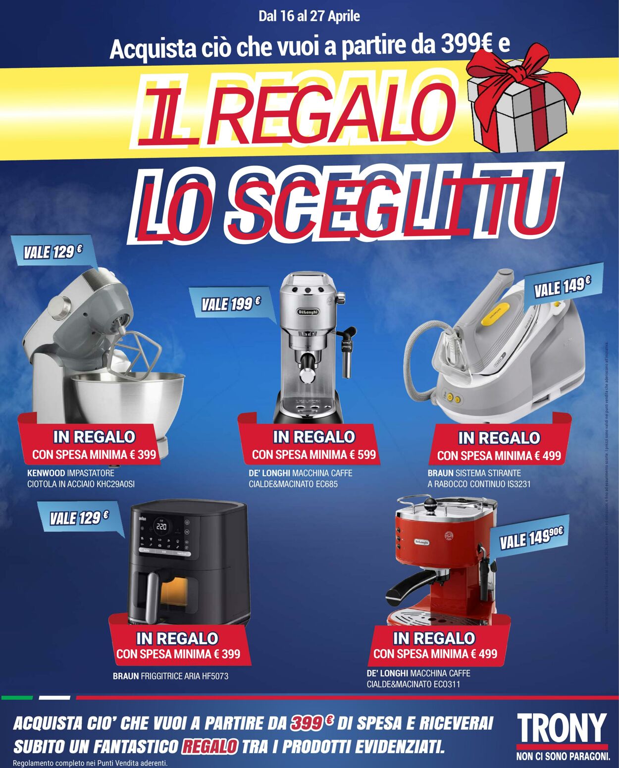 Trony Volantini promozionali