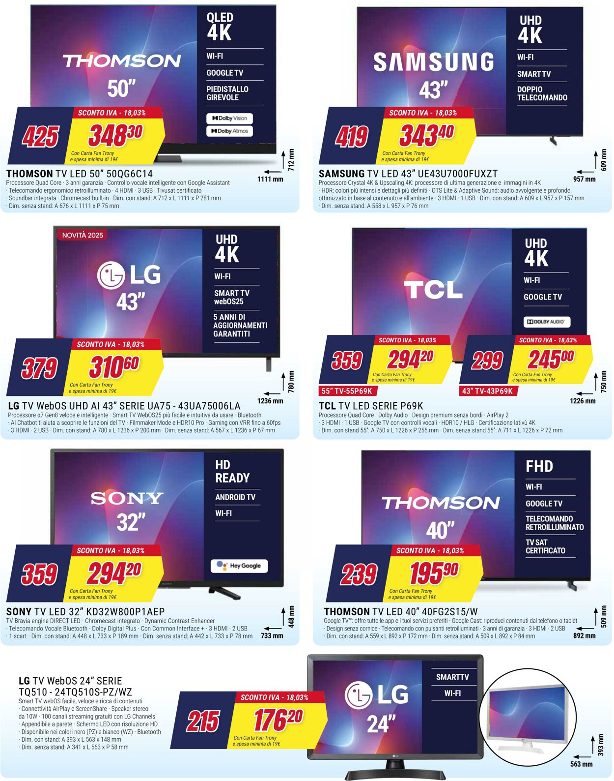 Volantino Trony 02.10.2025 - 16.10.2025