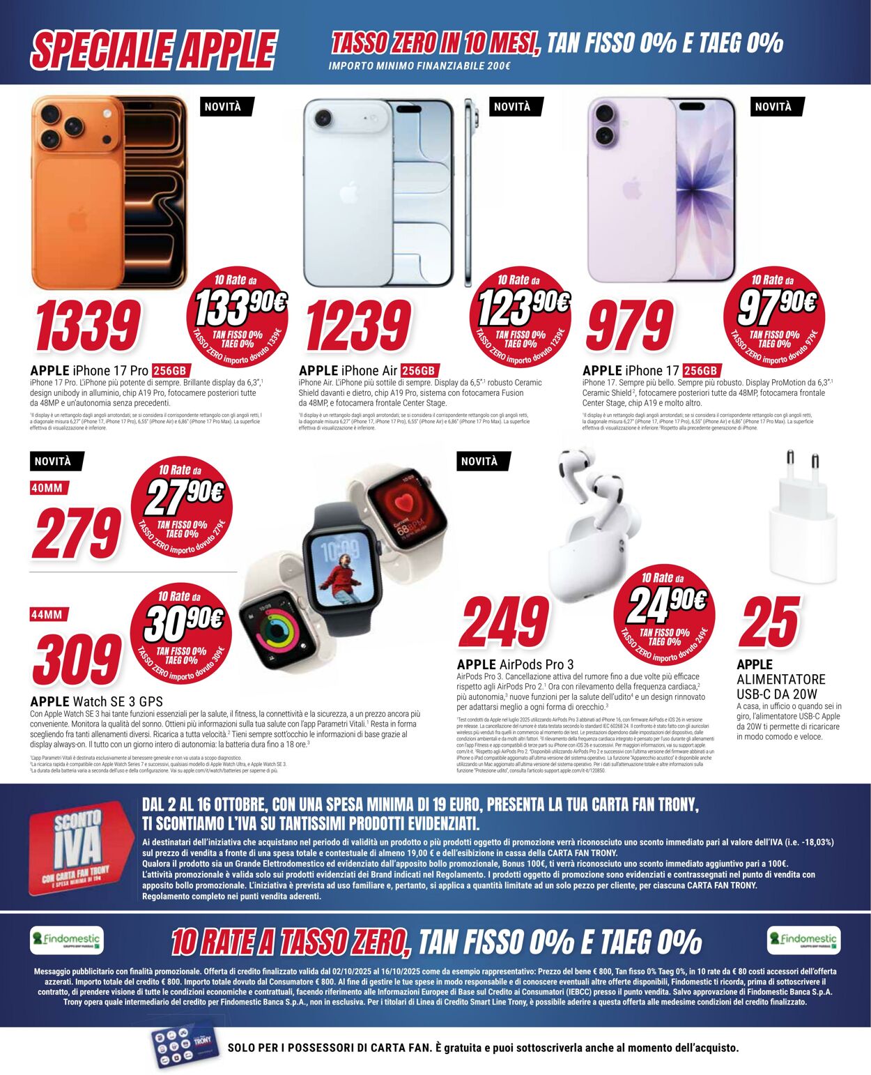Volantino Trony 02.10.2025 - 16.10.2025