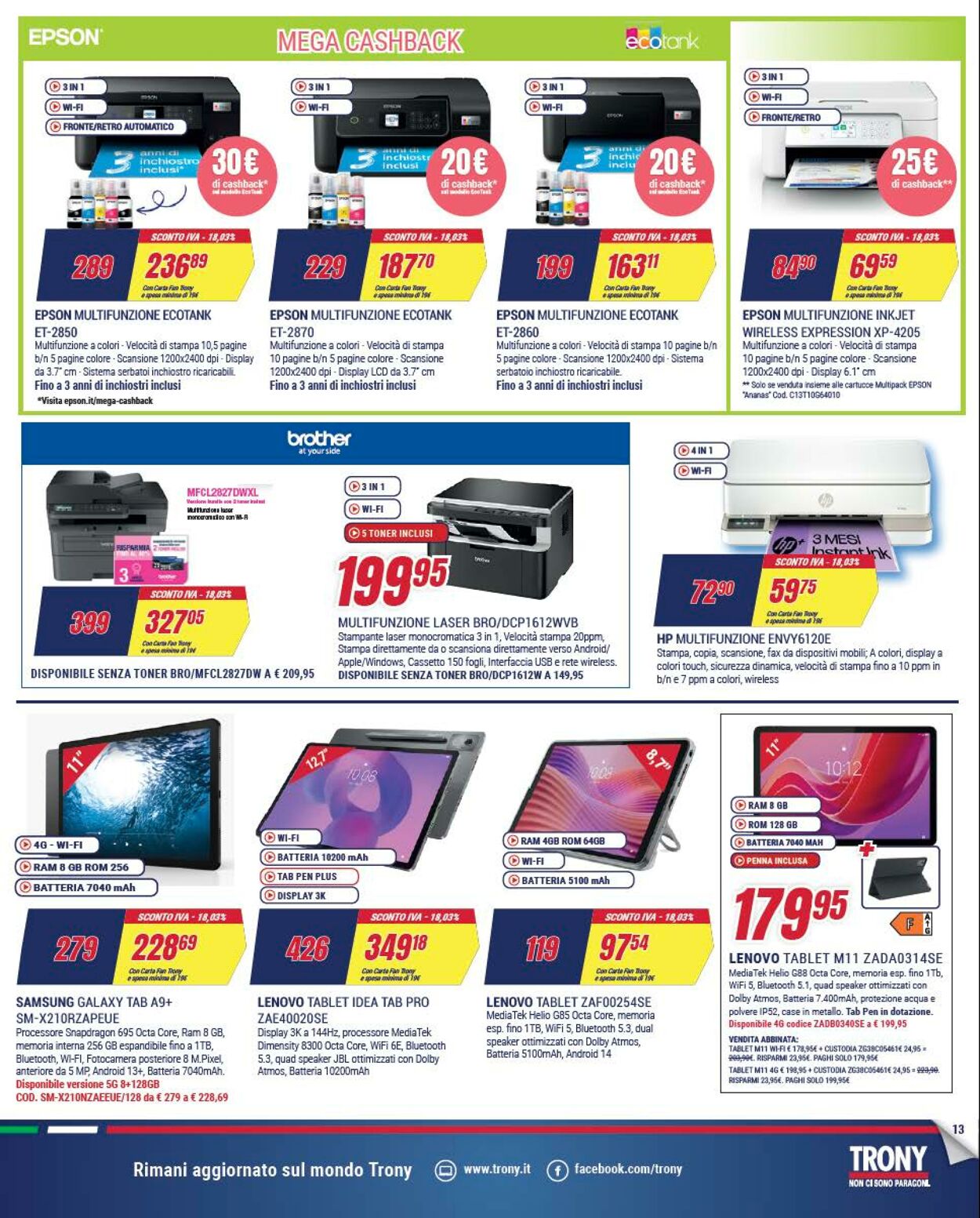 Volantino Trony 02.10.2025 - 16.10.2025