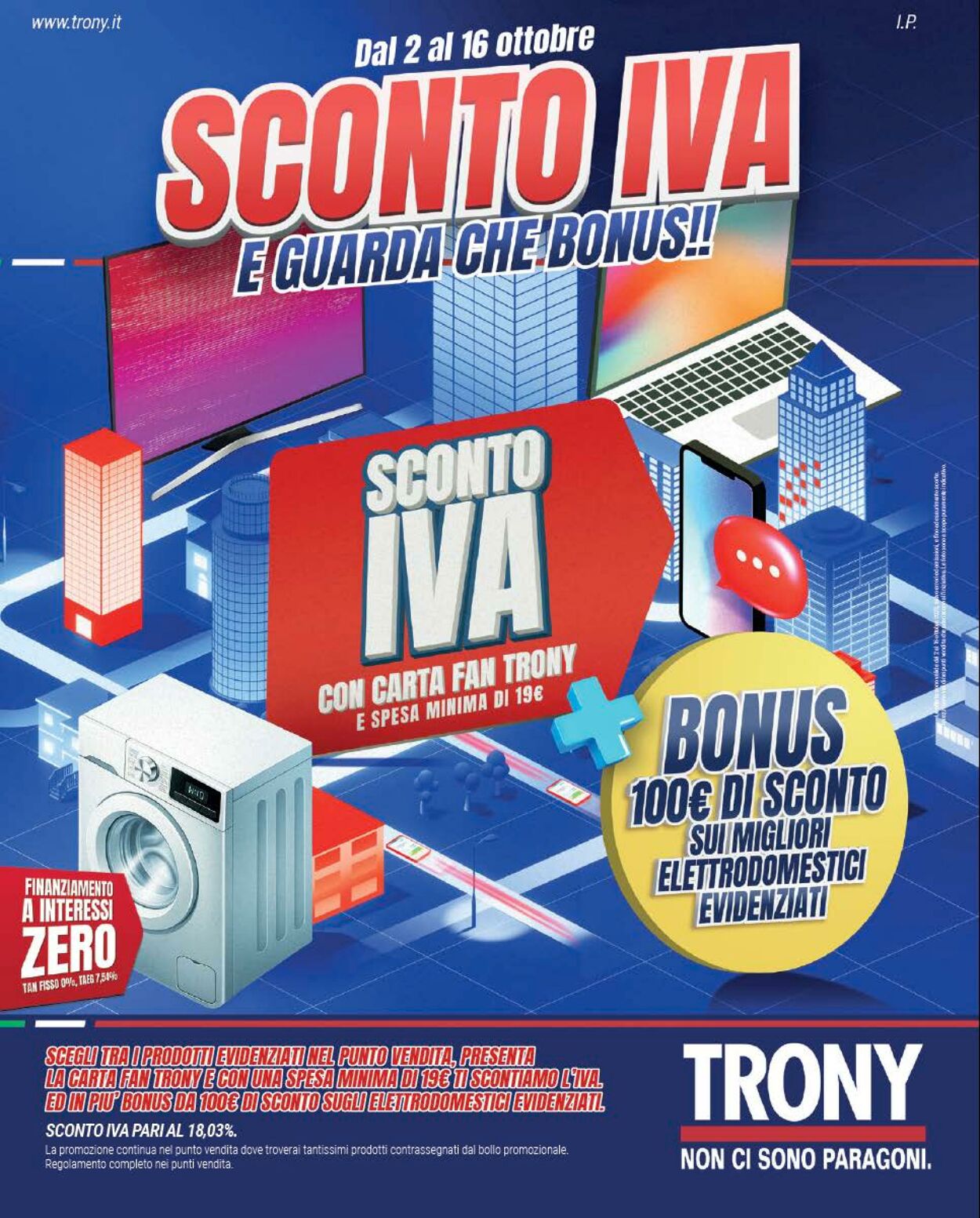 Volantino Trony 02.10.2025 - 16.10.2025