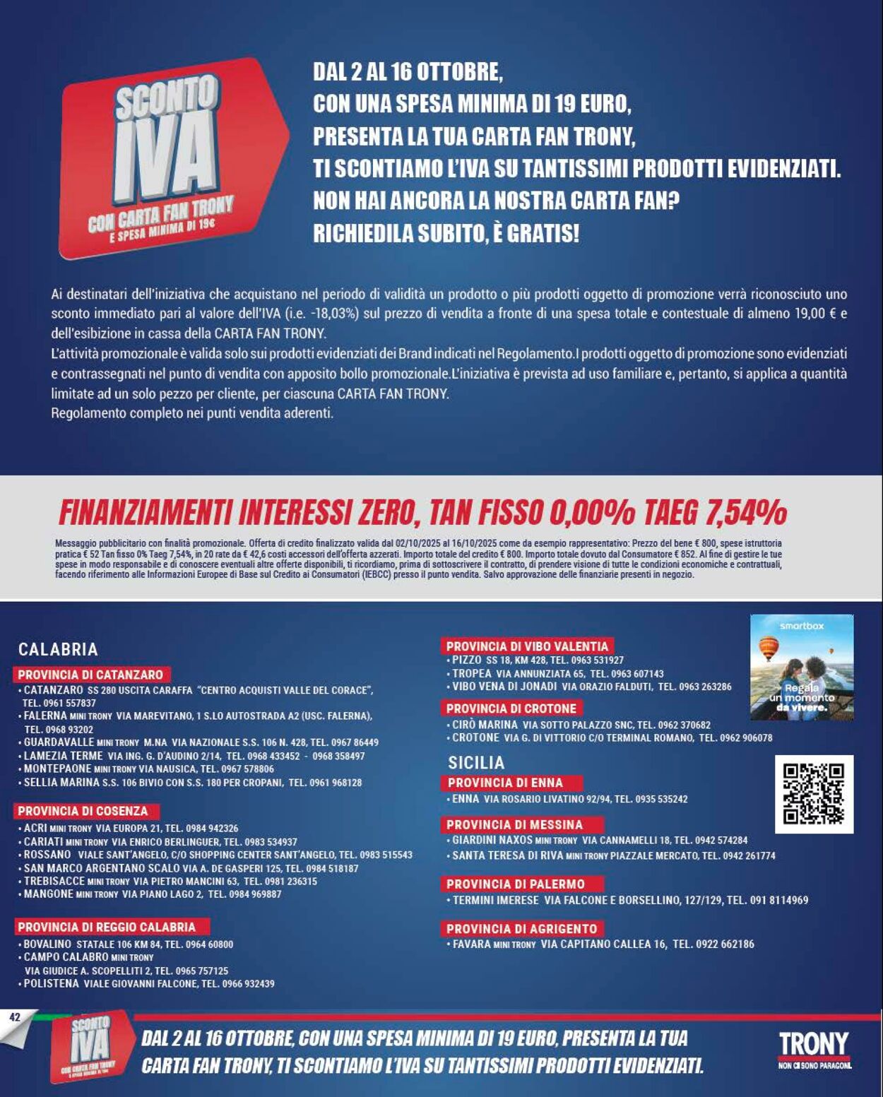 Volantino Trony 02.10.2025 - 16.10.2025