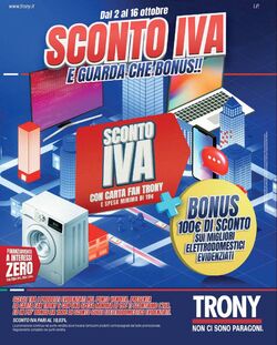 Volantino Trony 02.10.2025 - 16.10.2025