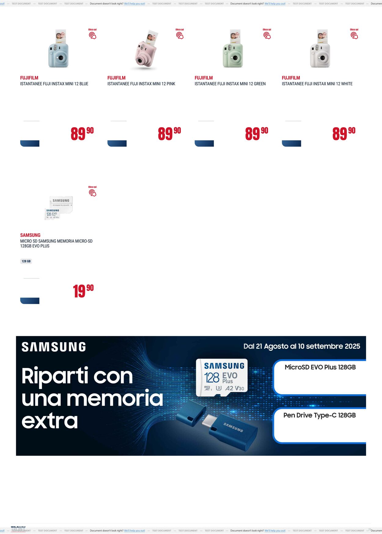 Volantino Trony 21.08.2025 - 10.09.2025
