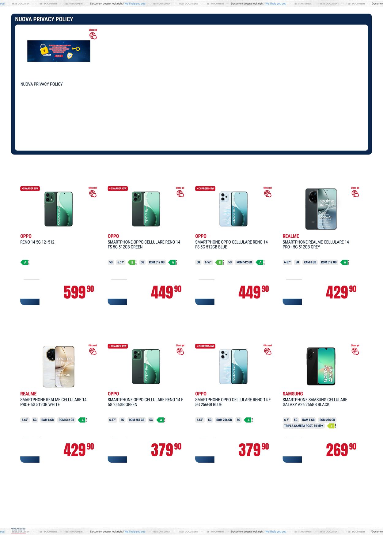 Volantino Trony 21.08.2025 - 10.09.2025