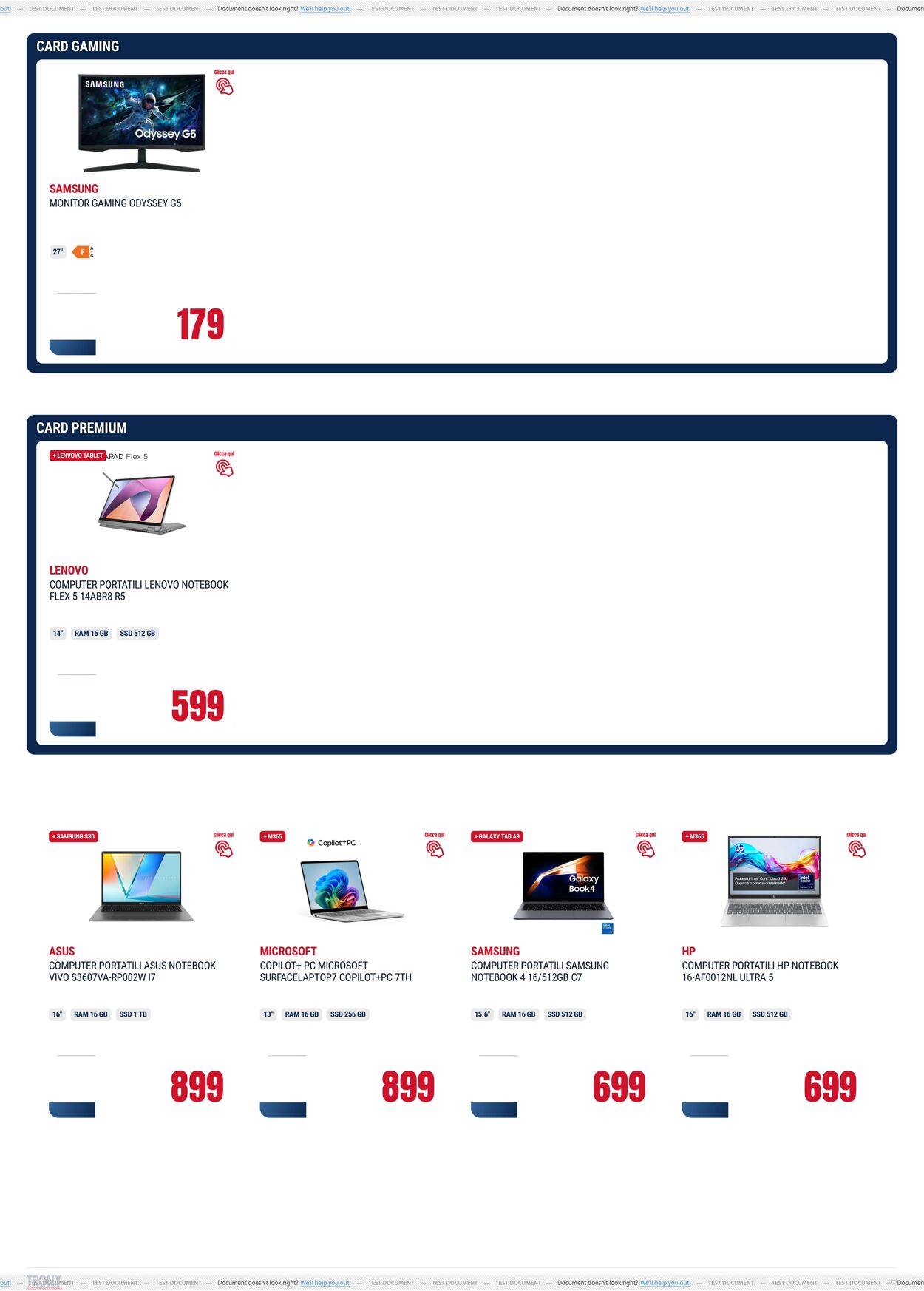 Volantino Trony 21.08.2025 - 10.09.2025