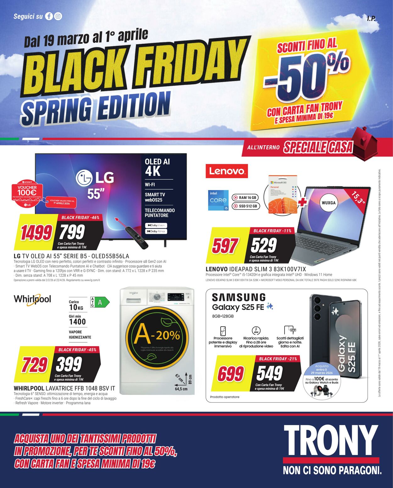 Volantino Trony 17.03.2026 - 26.03.2026