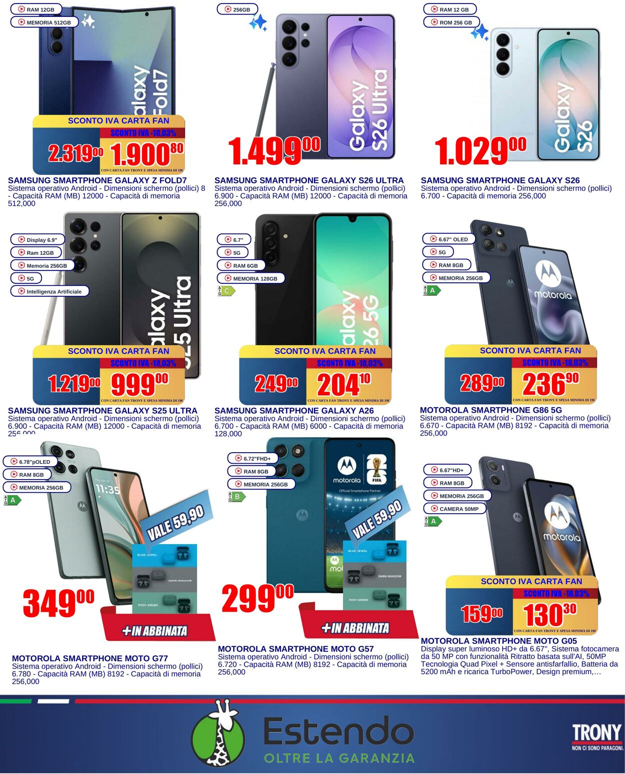 Volantino Trony 01.04.2026 - 09.04.2026