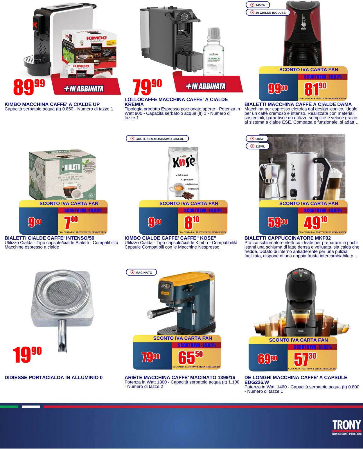 Volantino Trony 01.04.2026 - 09.04.2026