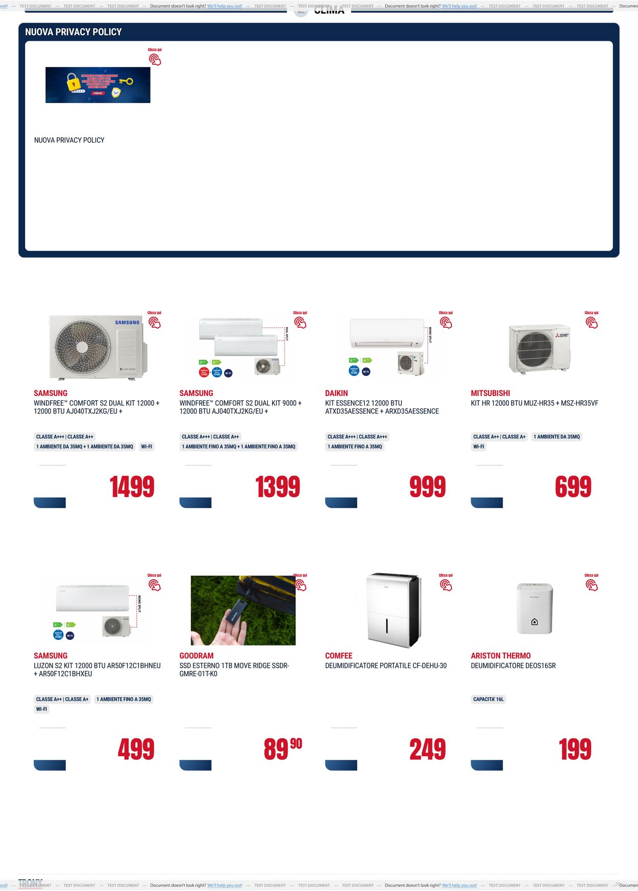 Volantino Trony 21.08.2025 - 10.09.2025