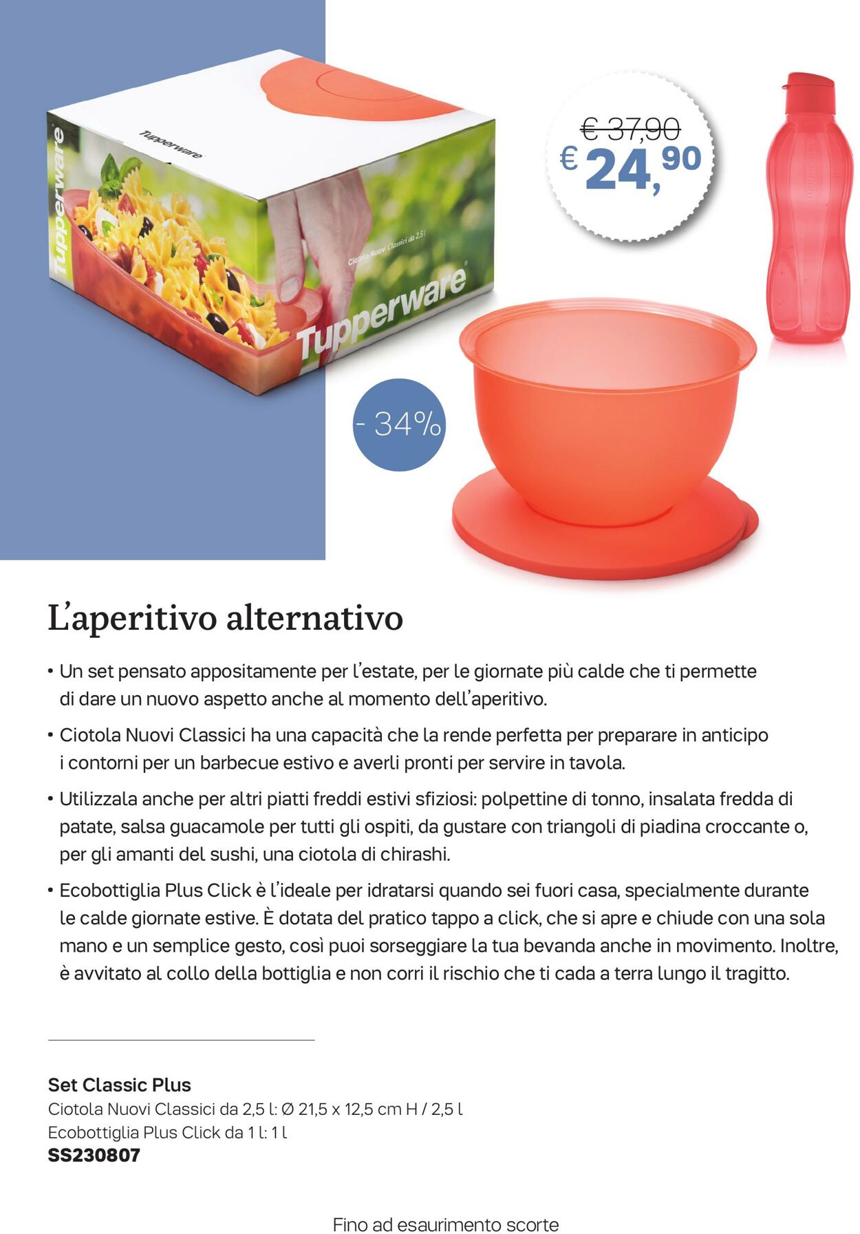 Volantino Tupperware 08.08.2023 - 04.09.2023