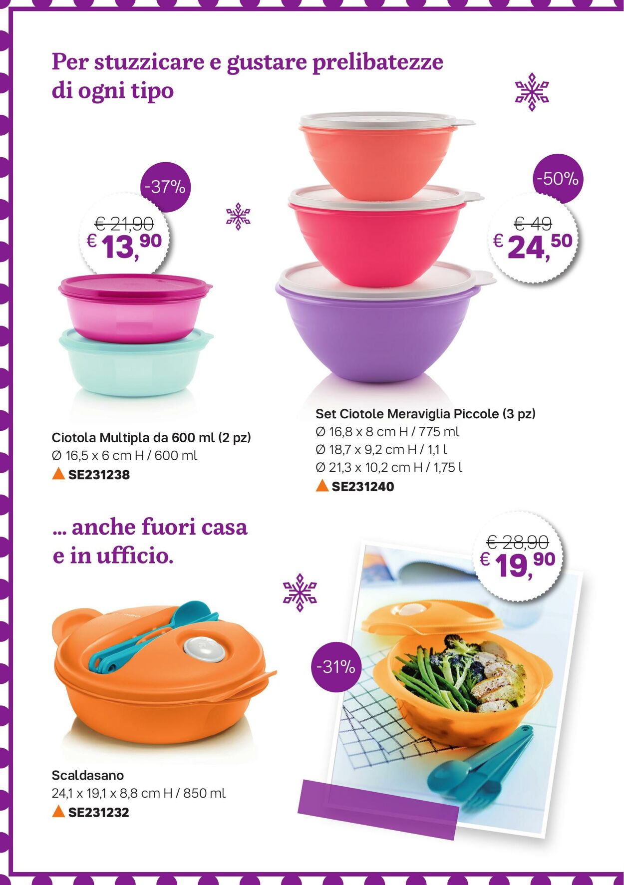 Volantino Tupperware 19.12.2023 - 02.01.2024