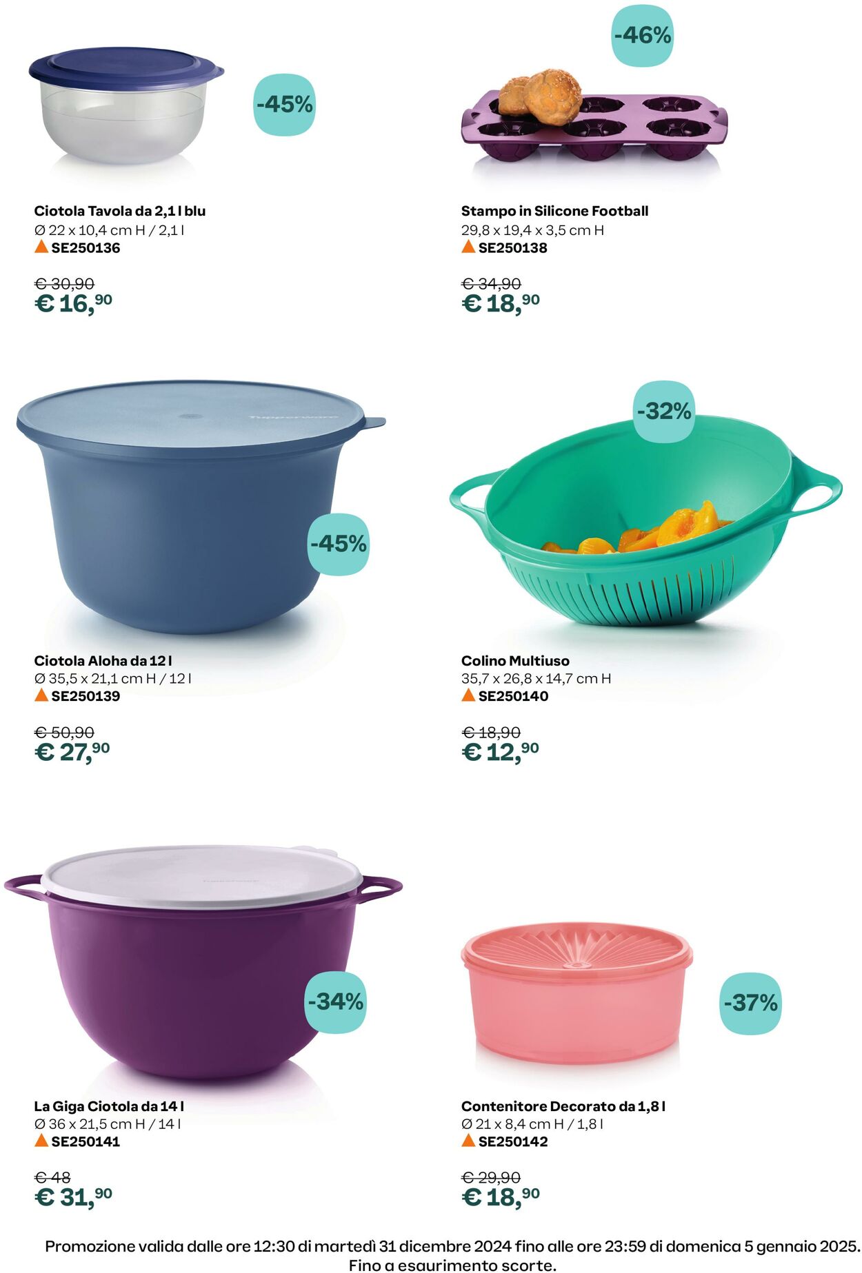 Volantino Tupperware 31.12.2024 - 05.01.2025