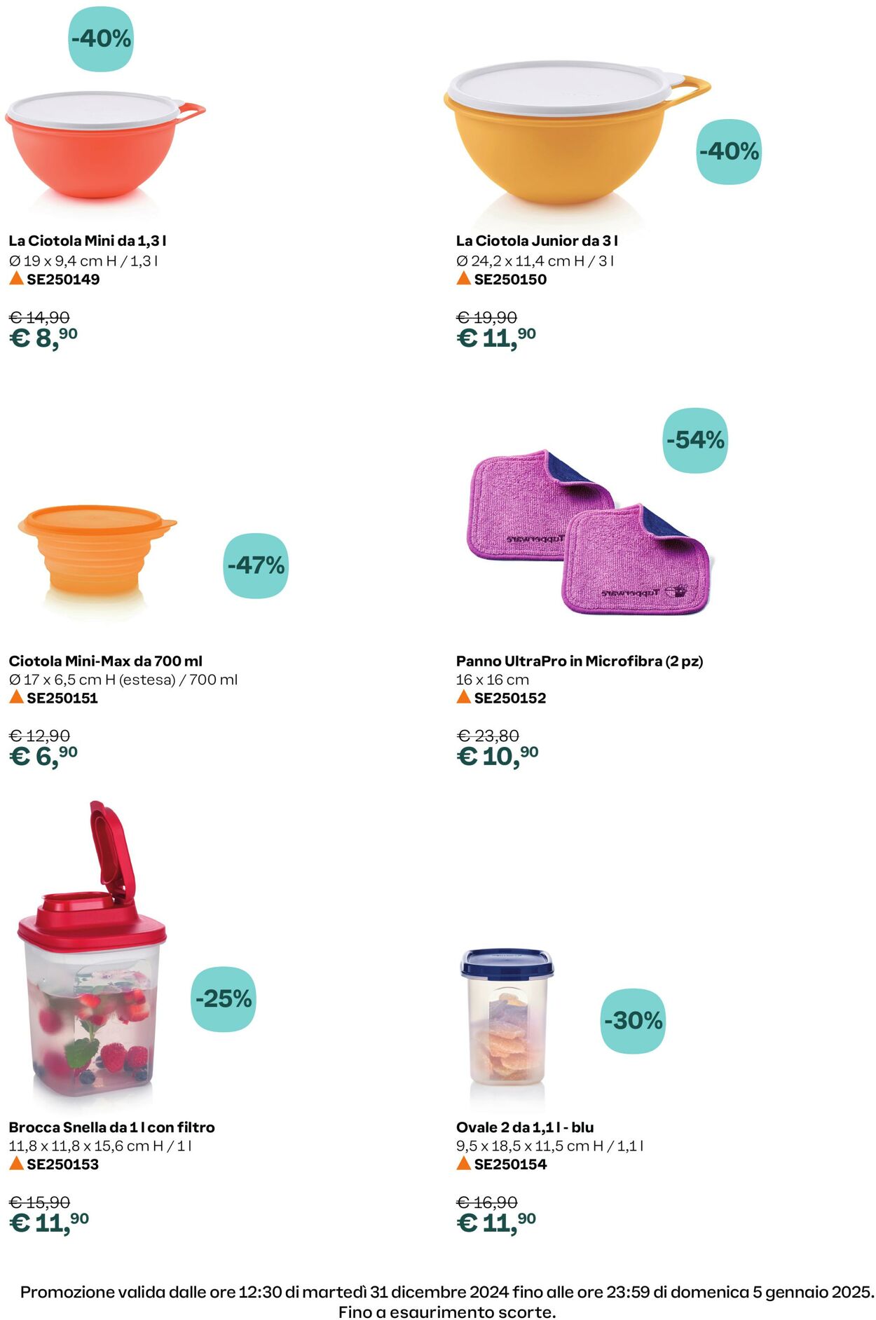 Volantino Tupperware 31.12.2024 - 05.01.2025