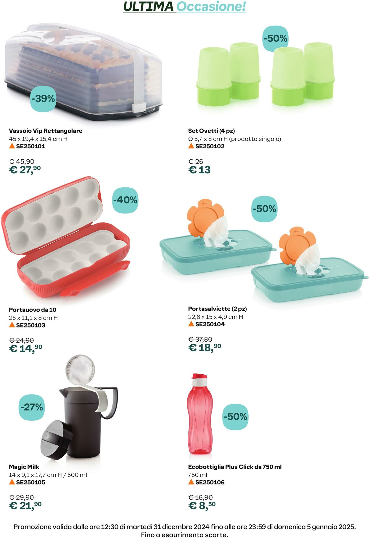 Volantino Tupperware 31.12.2024 - 05.01.2025