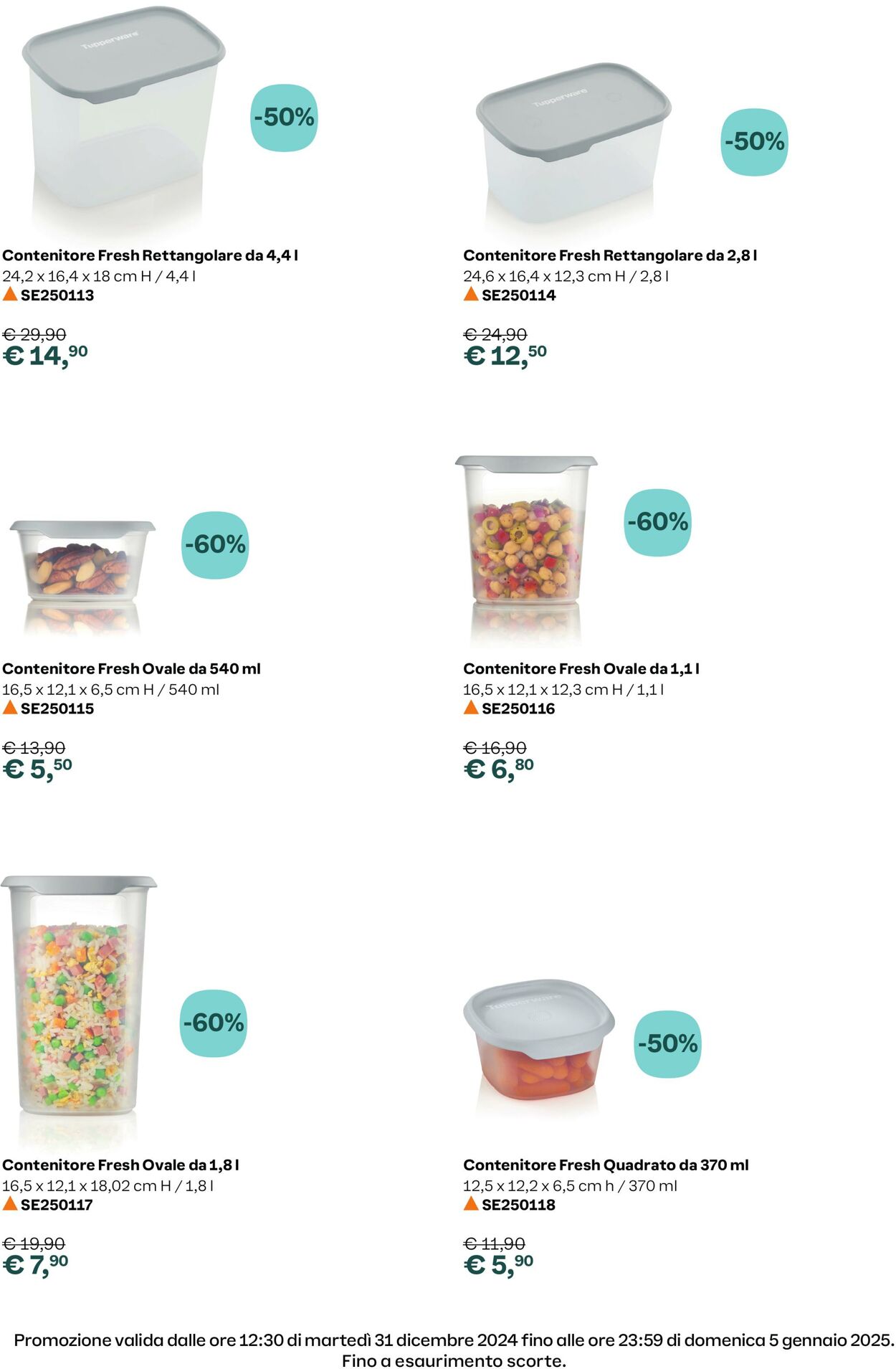 Volantino Tupperware 31.12.2024 - 05.01.2025