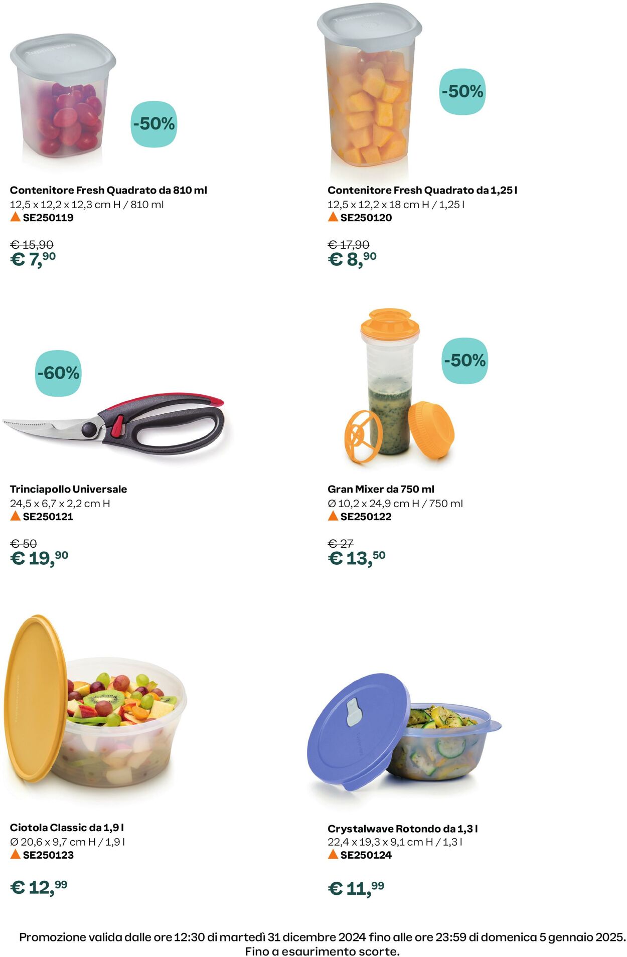 Volantino Tupperware 31.12.2024 - 05.01.2025