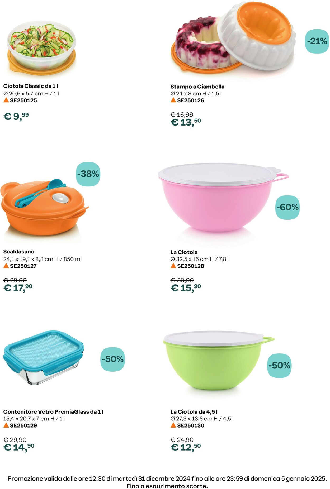 Volantino Tupperware 31.12.2024 - 05.01.2025