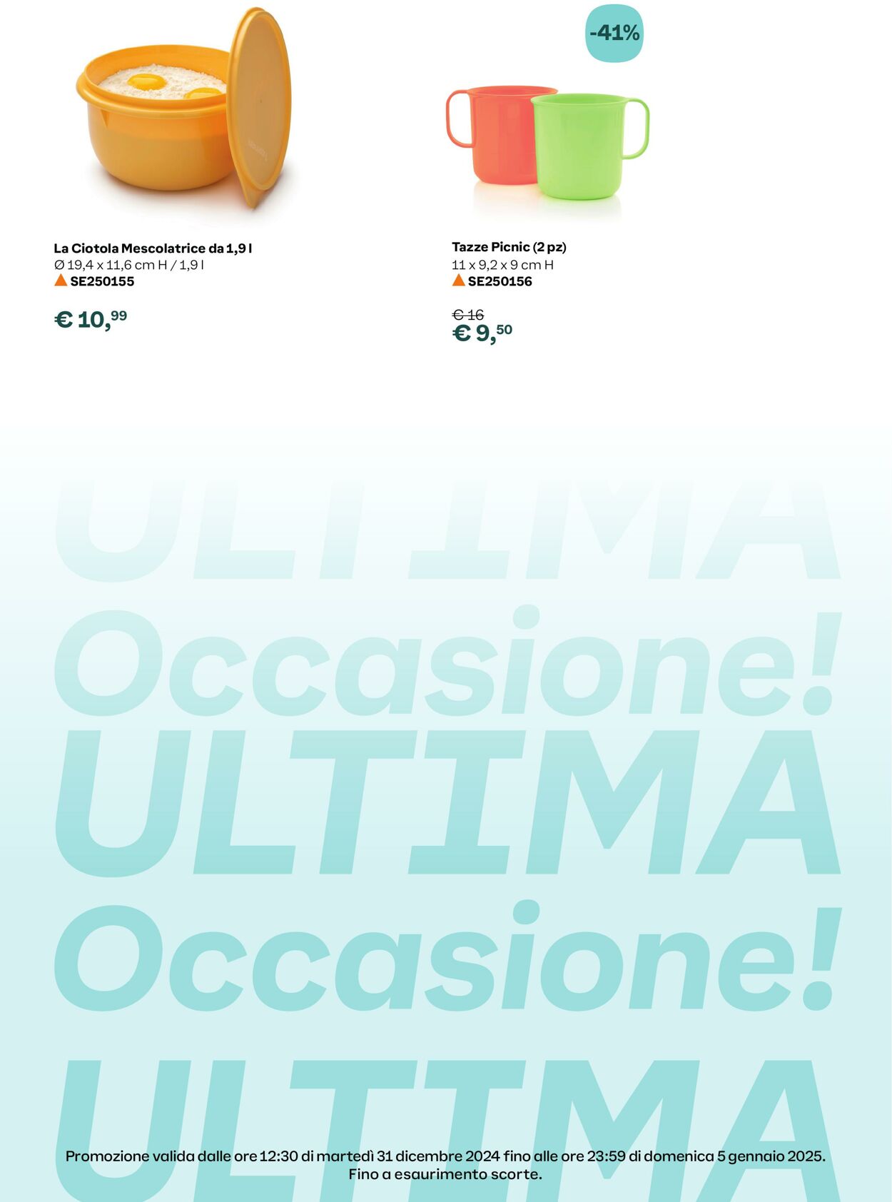 Volantino Tupperware 31.12.2024 - 05.01.2025