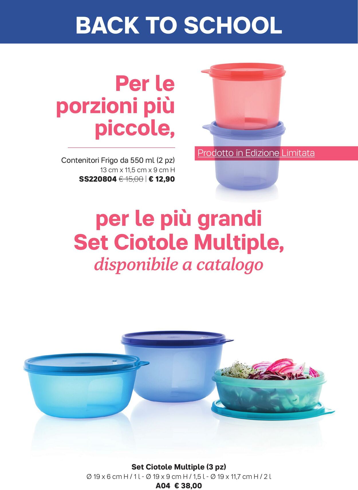 Volantino Tupperware 02.08.2022 - 29.08.2022