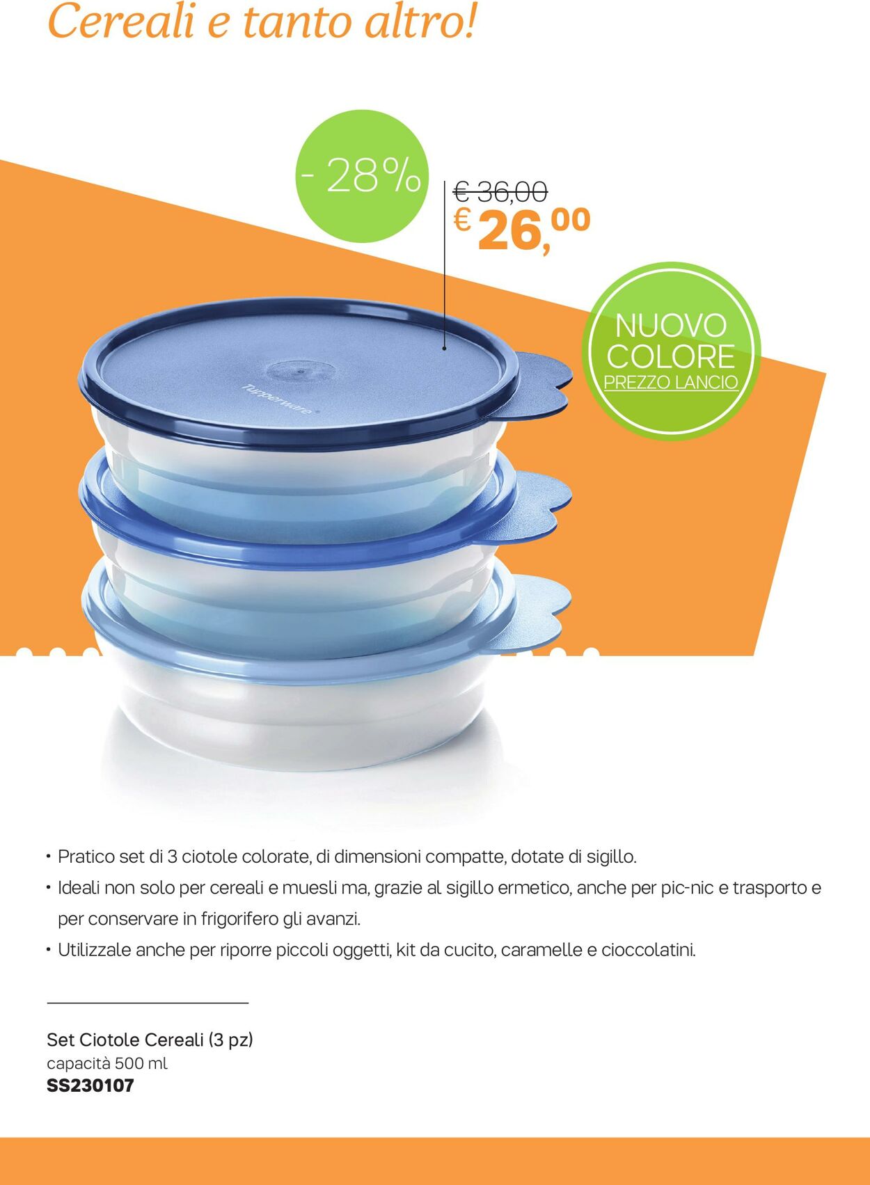 Volantino Tupperware 03.01.2023 - 06.02.2023