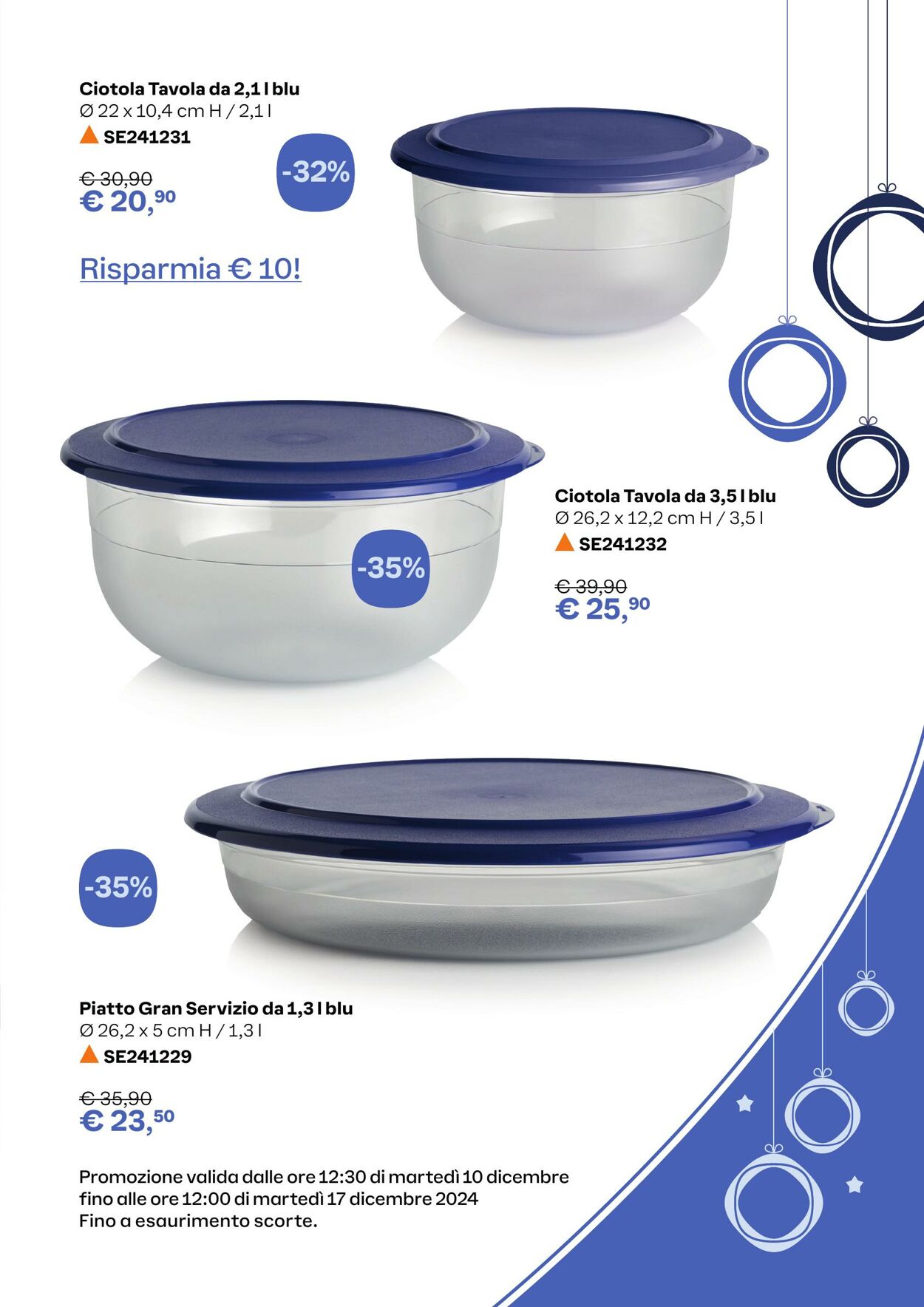 Volantino Tupperware 10.12.2024 - 17.12.2024