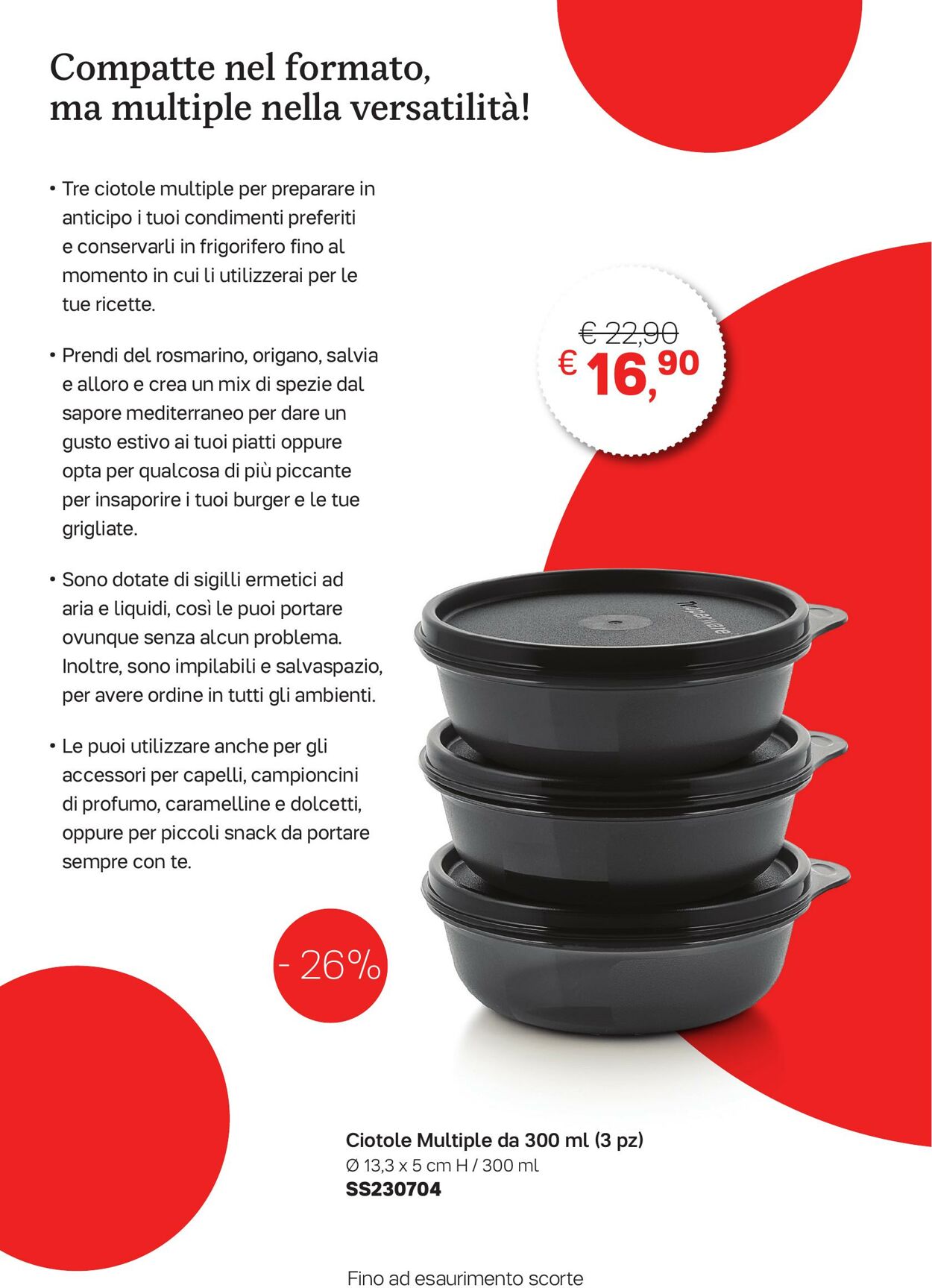 Volantino Tupperware 04.07.2023 - 07.08.2023