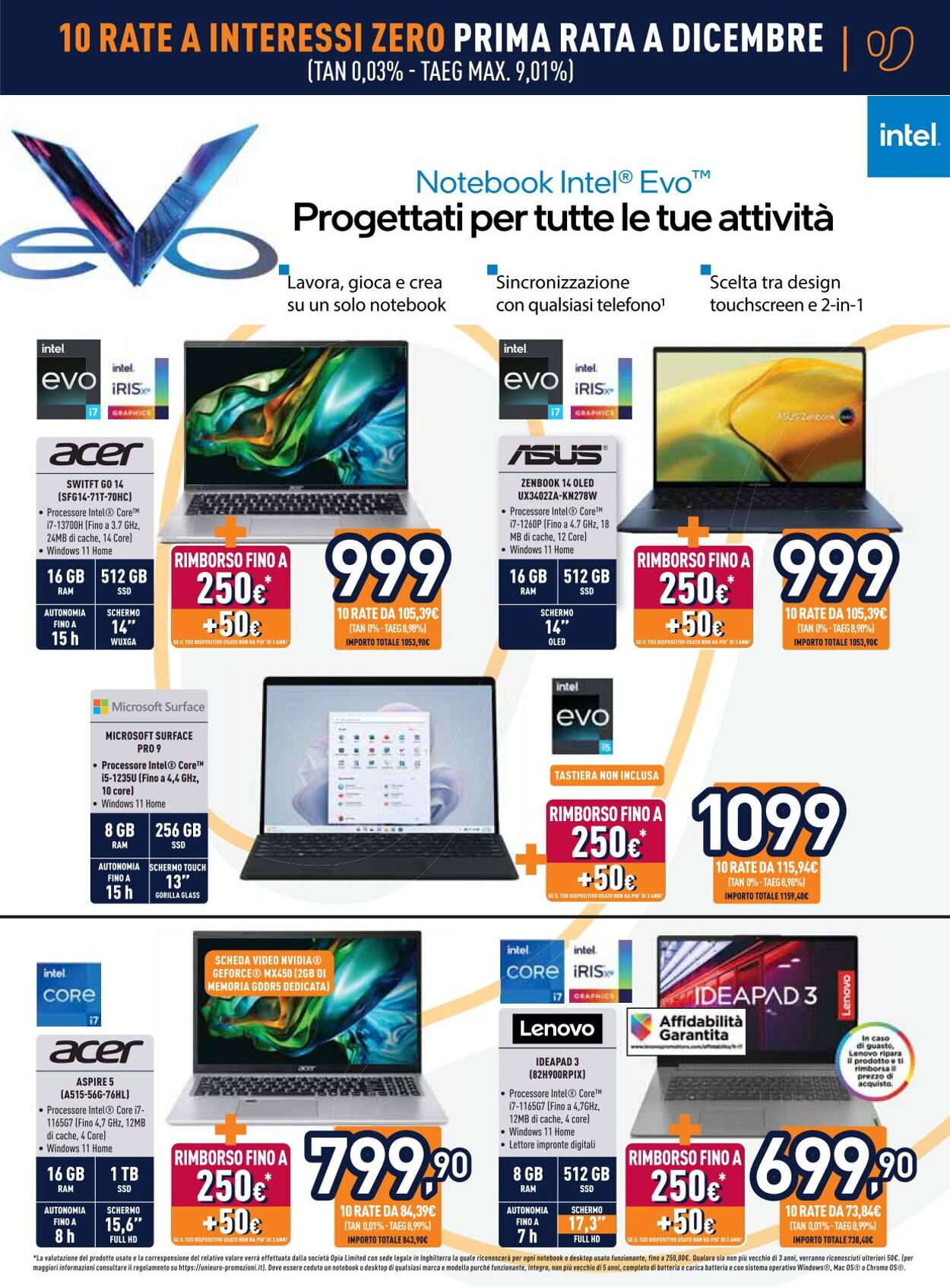 Volantino Unieuro 08.09.2023 - 21.09.2023