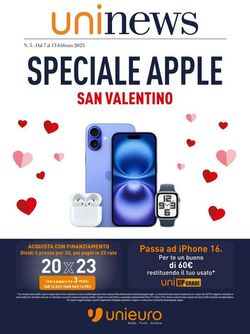 Volantino Unieuro 07.02.2025 - 13.02.2025