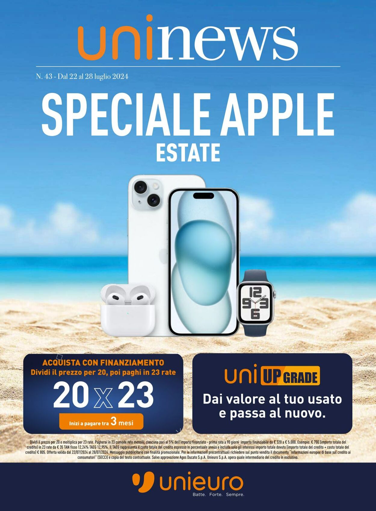 Volantino Unieuro 22.07.2024 - 28.07.2024