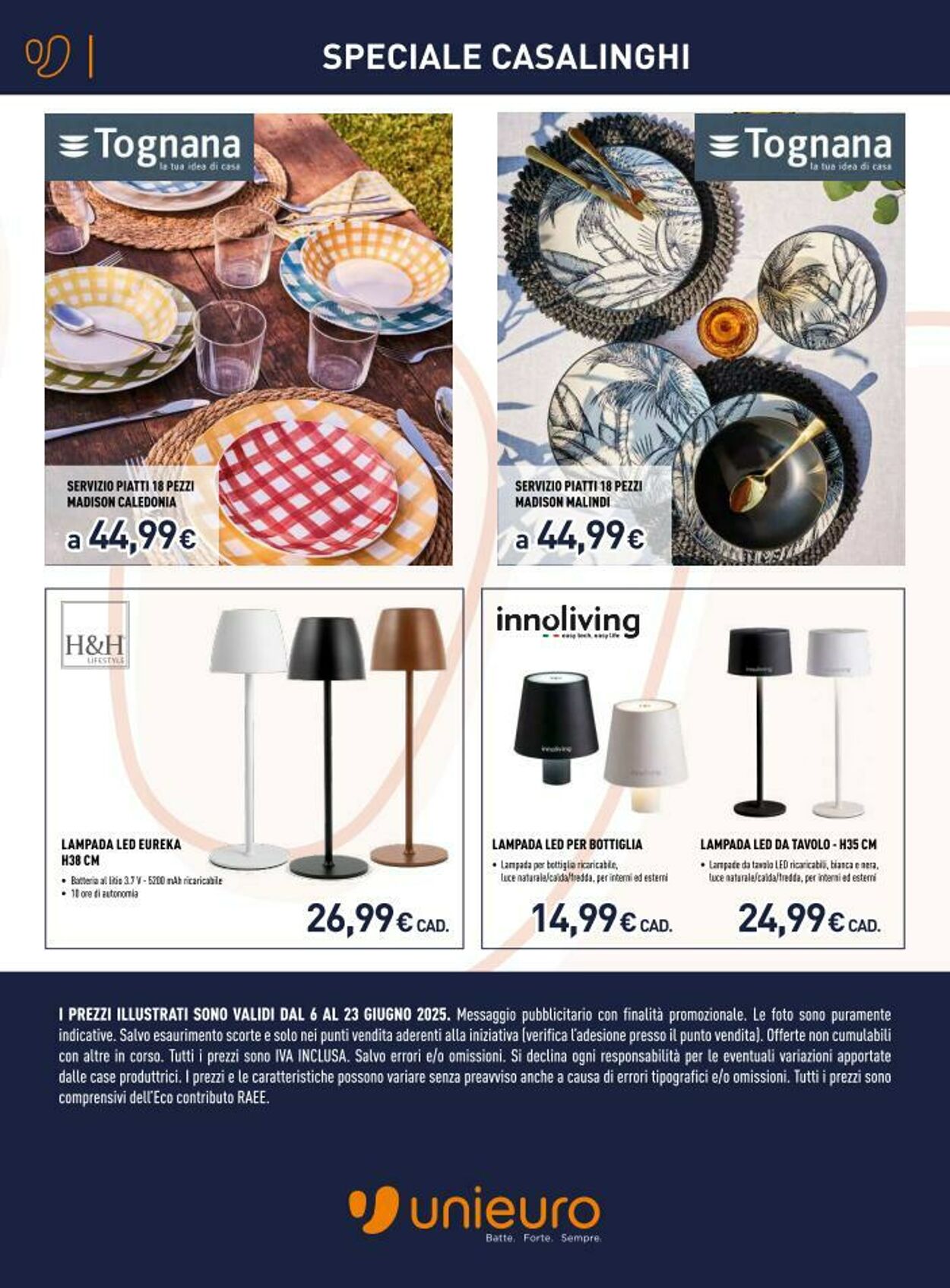 Volantino Unieuro 09.06.2025 - 23.06.2025