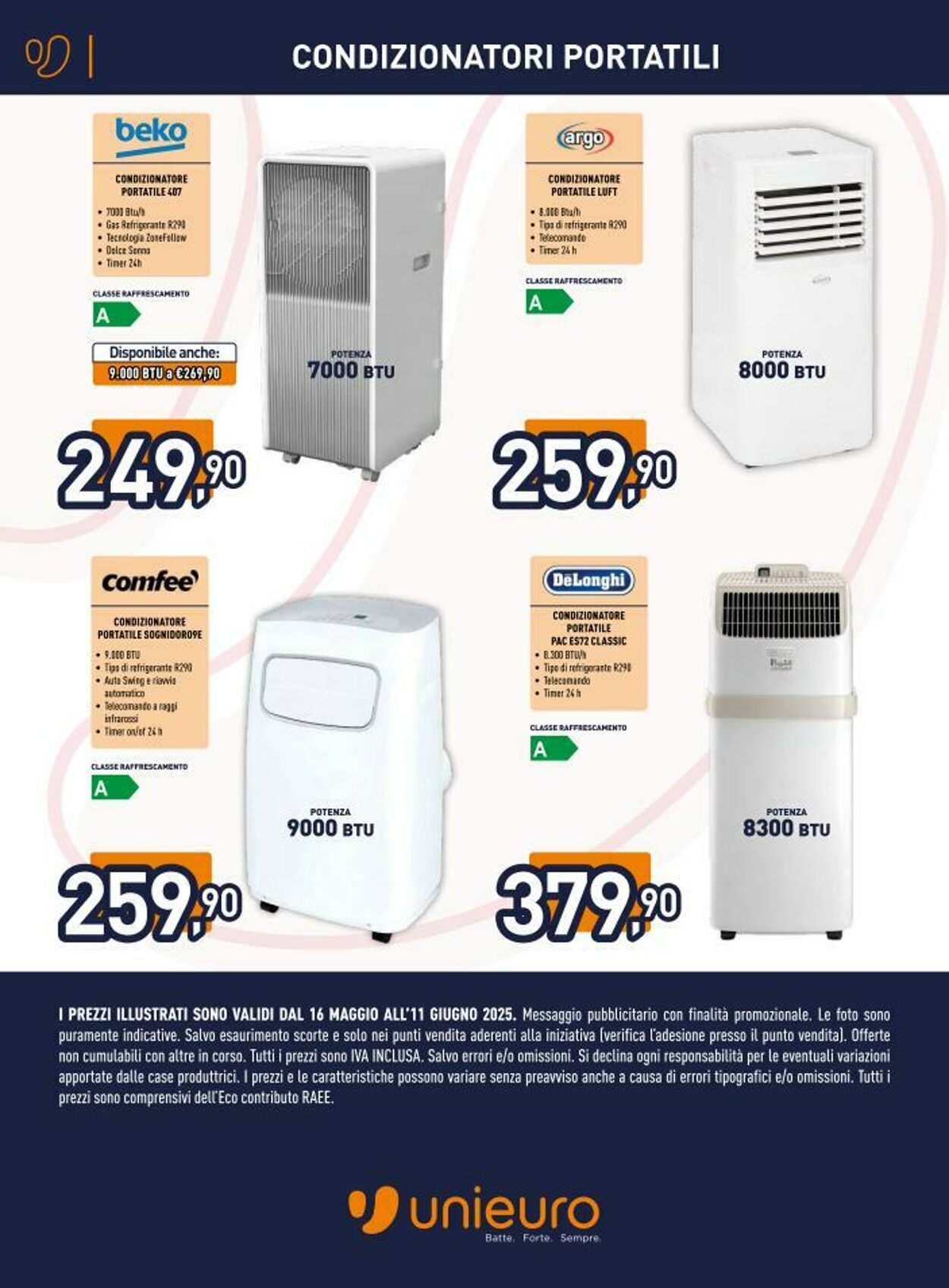 Volantino Unieuro 16.05.2025 - 11.06.2025