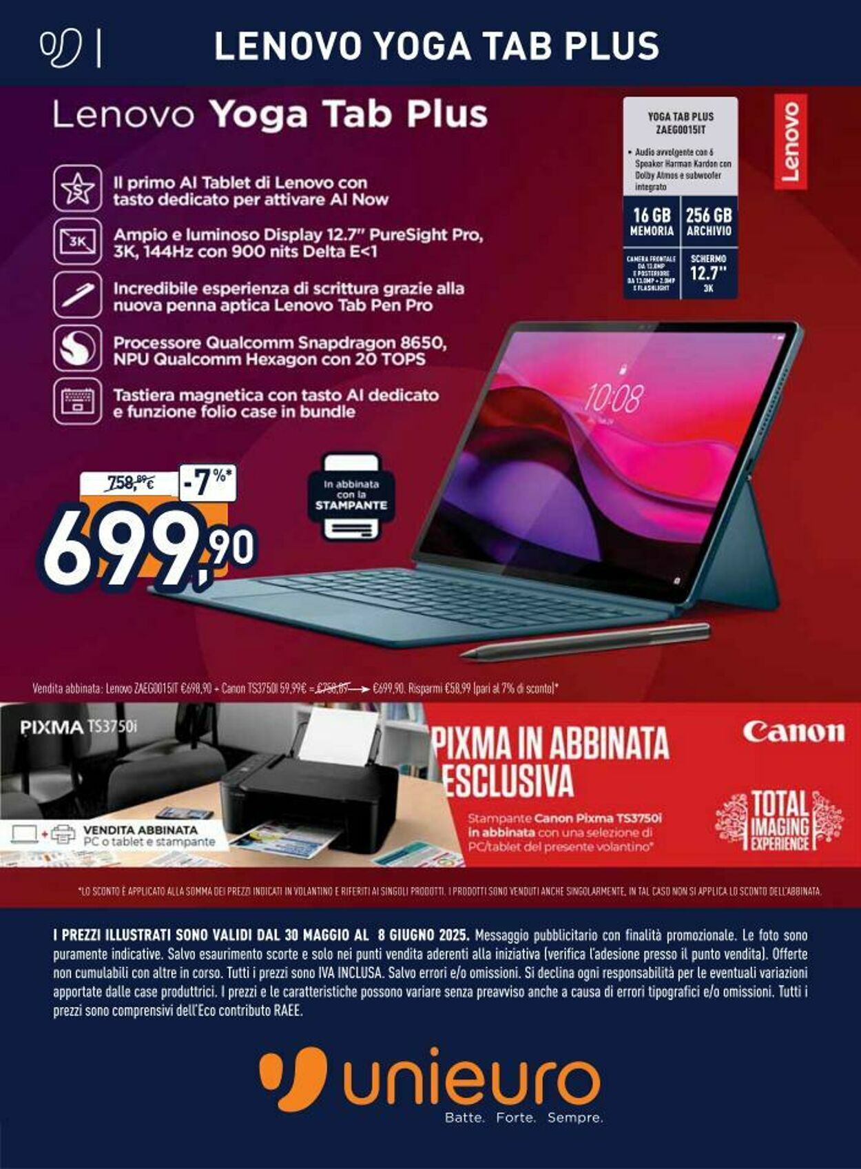 Volantino Unieuro 02.06.2025 - 08.06.2025