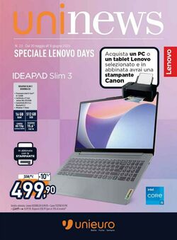 Volantino Unieuro 02.06.2025 - 08.06.2025
